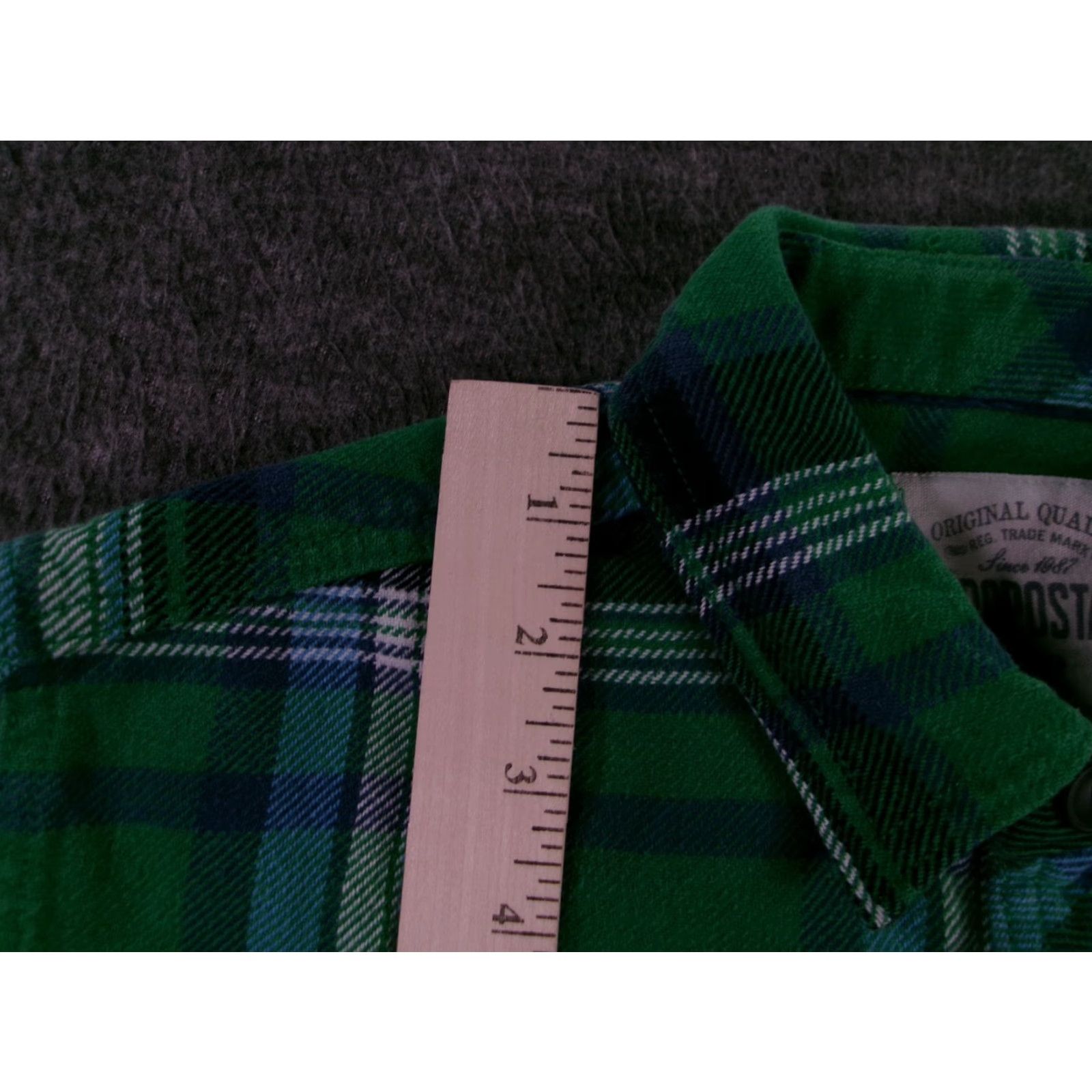 Aeropostale VINTAGE Aeropostale Shirt Men S Green Plaid Cotton Long Sleeve Button-Up w/ Pockets 90s Mens Size US S / EU 44-46 / 1 - 4 Thumbnail