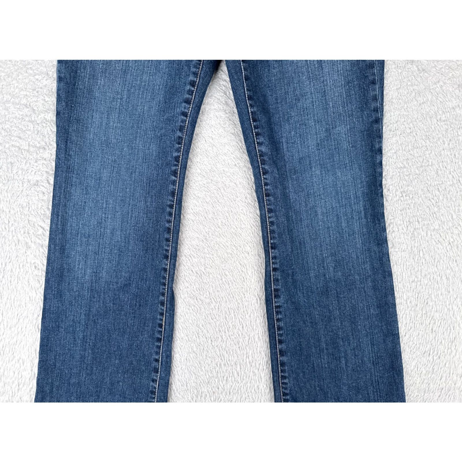 Talbots VINTAGE Talbots Women Jeans Bootcut 28x29 Mid Rise Blue Denim Distressed Casual Size 27" / US 4 / IT 40 - 3 Thumbnail