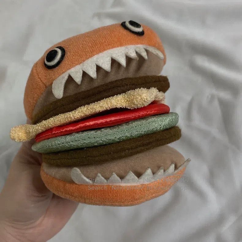 Undercover undercover Plush toy, hamburger, chubby guy, first edition Size ONE SIZE - 3 Thumbnail