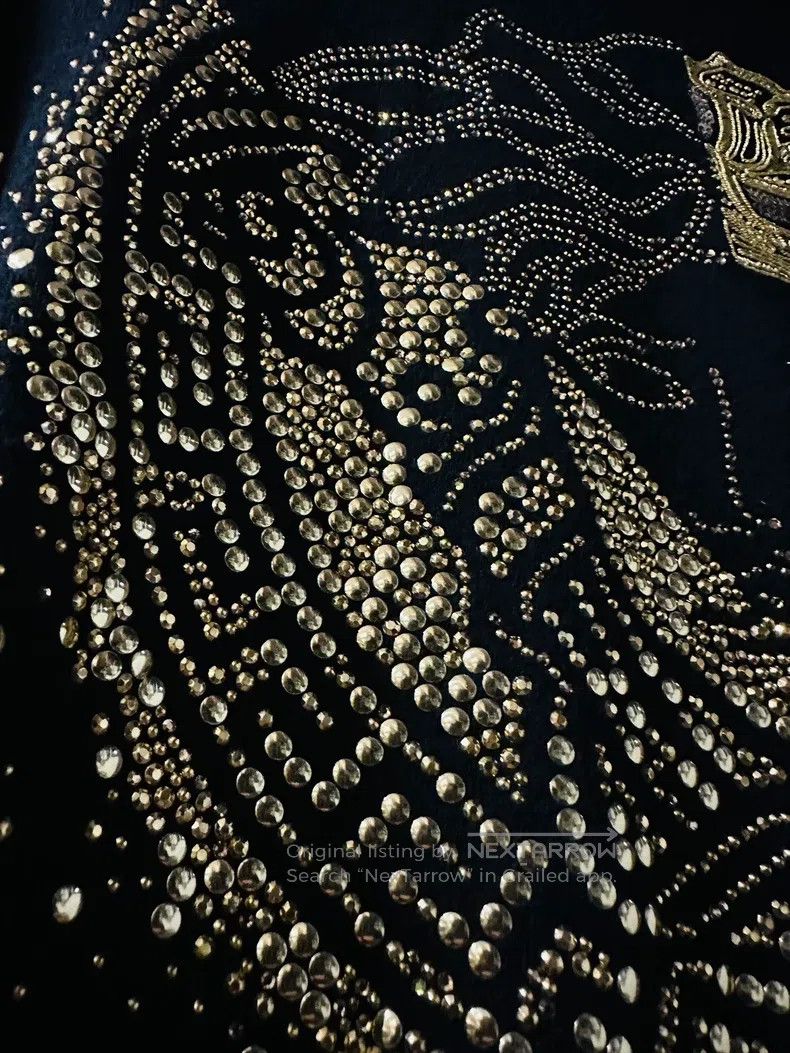 Versace Versace Gold thread embroidered Medusa cardigan Size M / US 6-8 / IT 42-44 - 4 Thumbnail