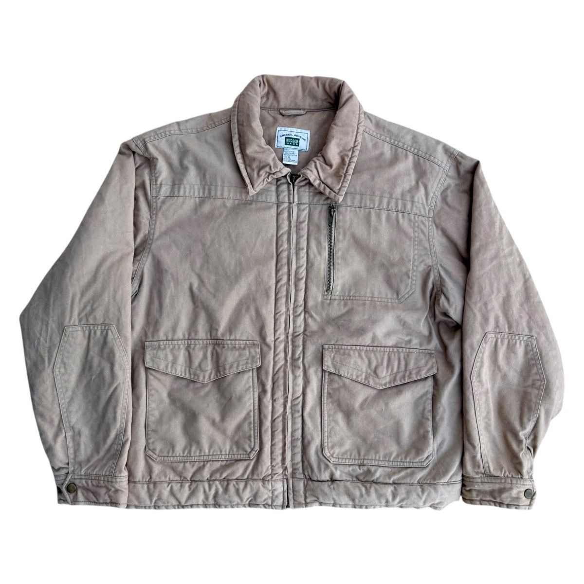 Vintage Vintage Michael Austin Rugged Wear Work Jacket Lined Coat XL Size US XL / EU 56 / 4 - 1 Thumbnail