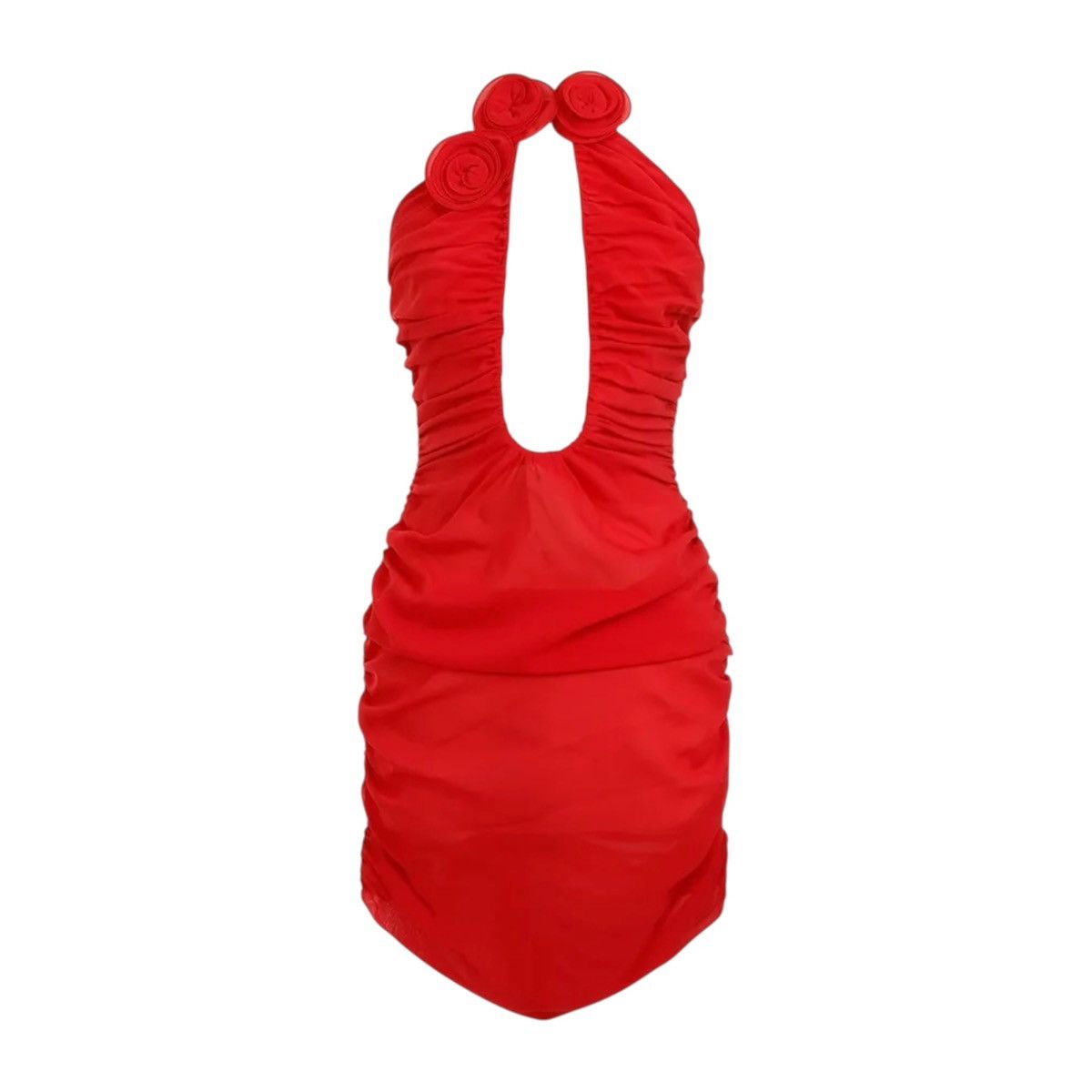 Magda Butrym rose appliqué ruched mini dress Size XS / US 0-2 / IT 36-38 - 2 Thumbnail