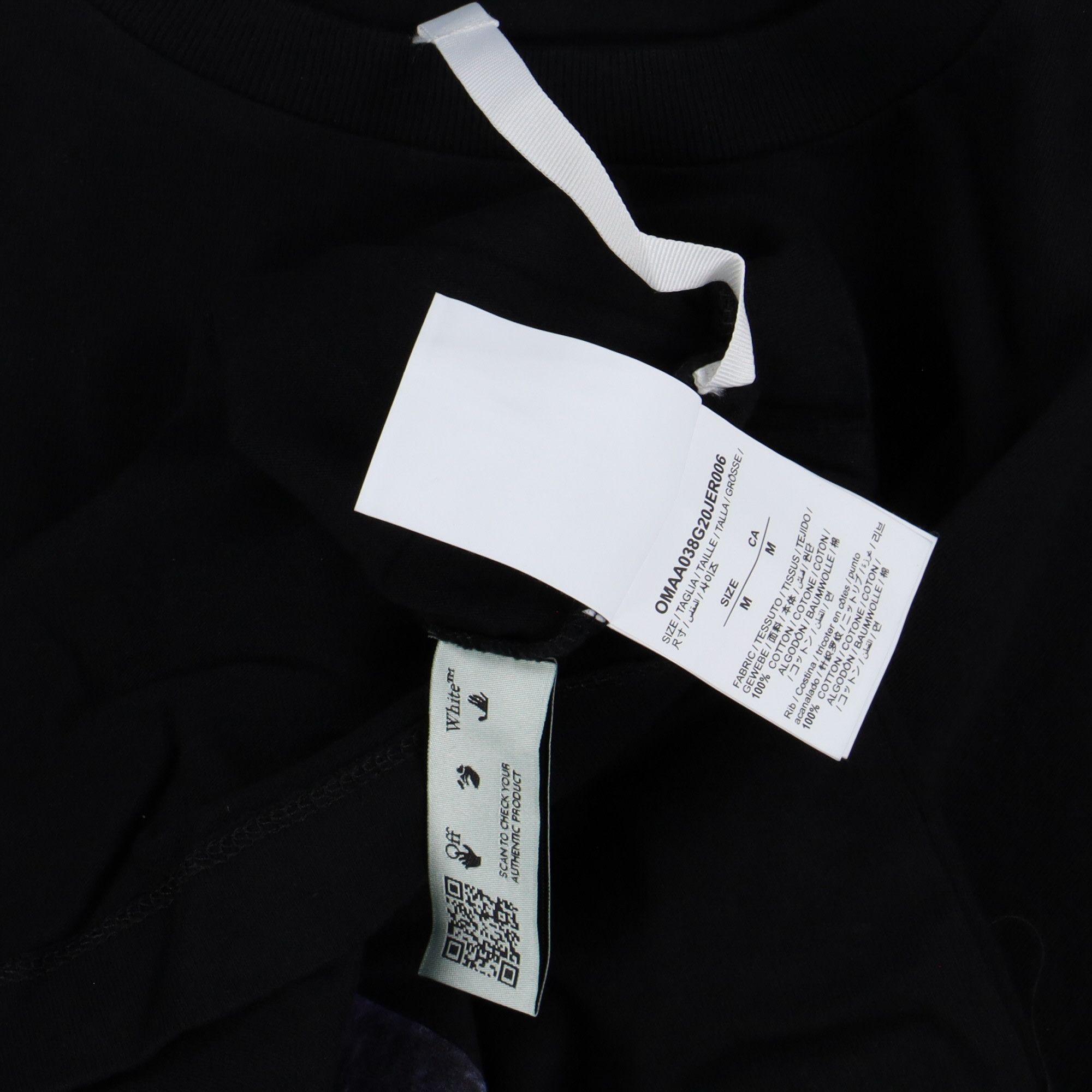 Off-White Black Painting Arrows Oversized T-Shirt Size US M / EU 48-50 / 2 - 6 Thumbnail
