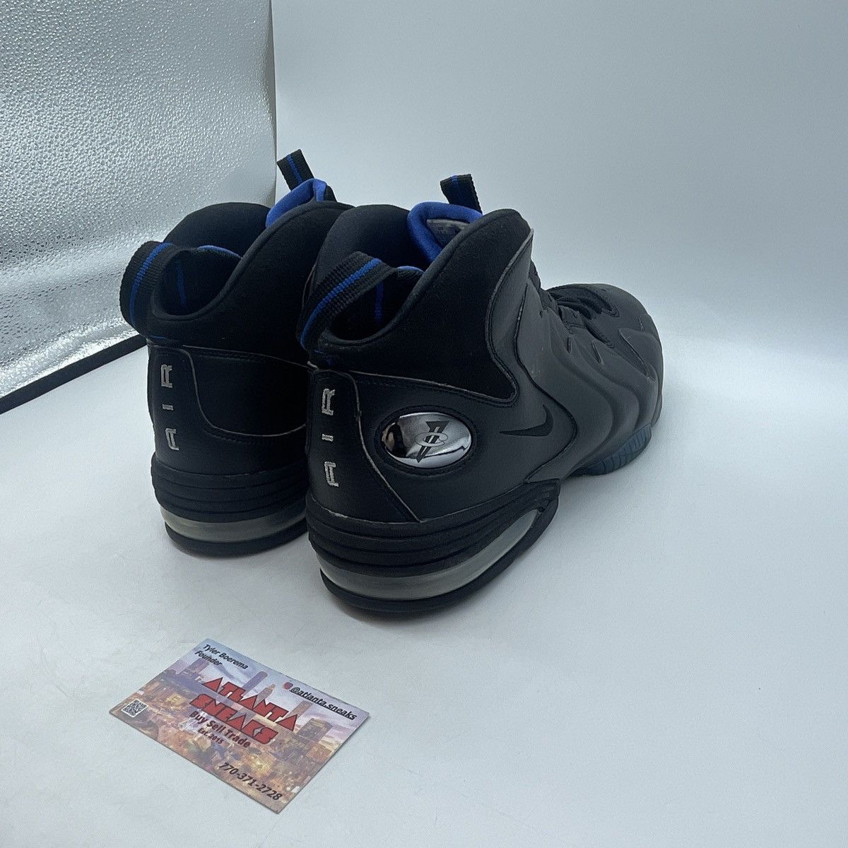 Nike Air penny 3 black varsity royal Size US 11.5 / EU 44-45 - 4 Thumbnail
