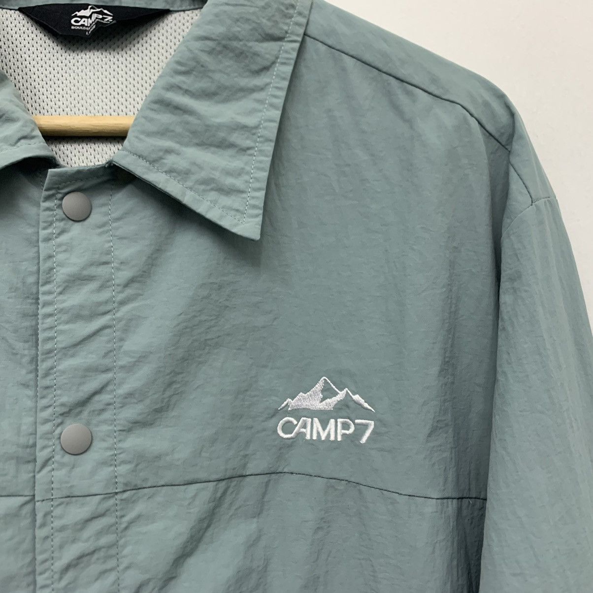 Japanese Brand Camp 7 Snap Button Windbreaker Jacket Size US L / EU 52-54 / 3 - 5 Thumbnail
