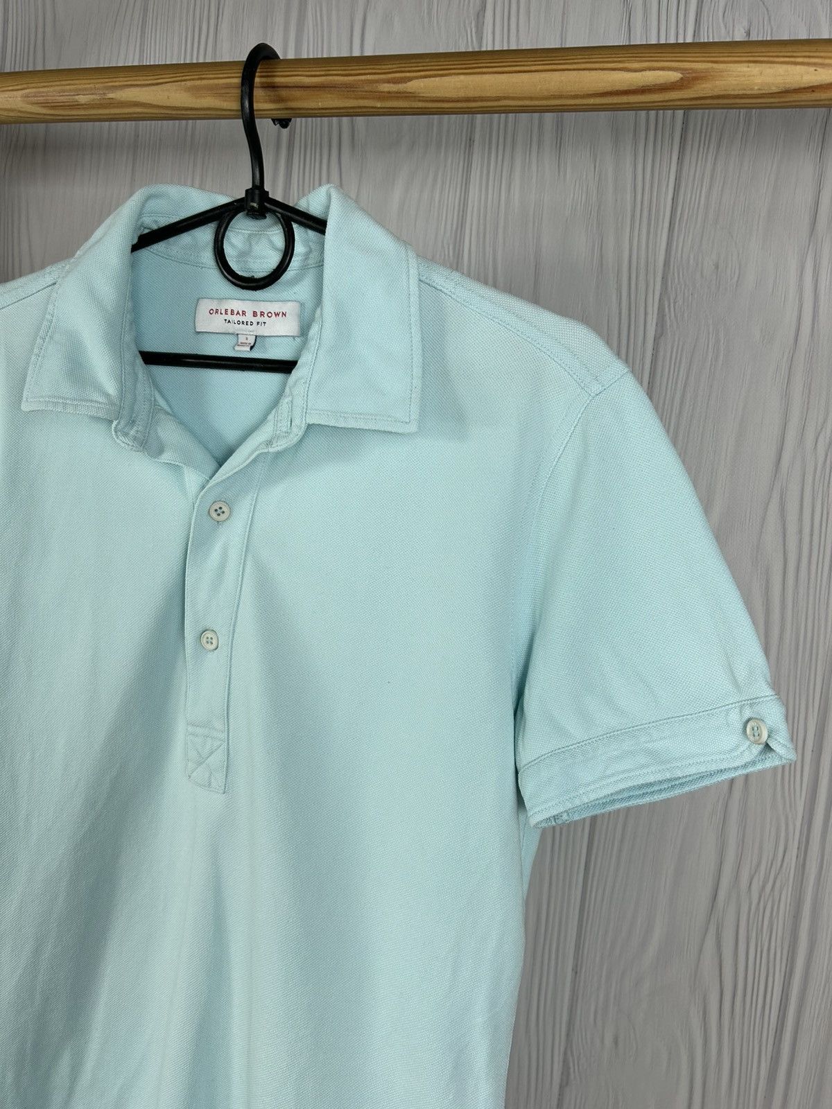 Orlebar Brown Orlebar Brown Tailored Fit Blue Polo Shirt Size S Size US S / EU 44-46 / 1 - 3 Thumbnail