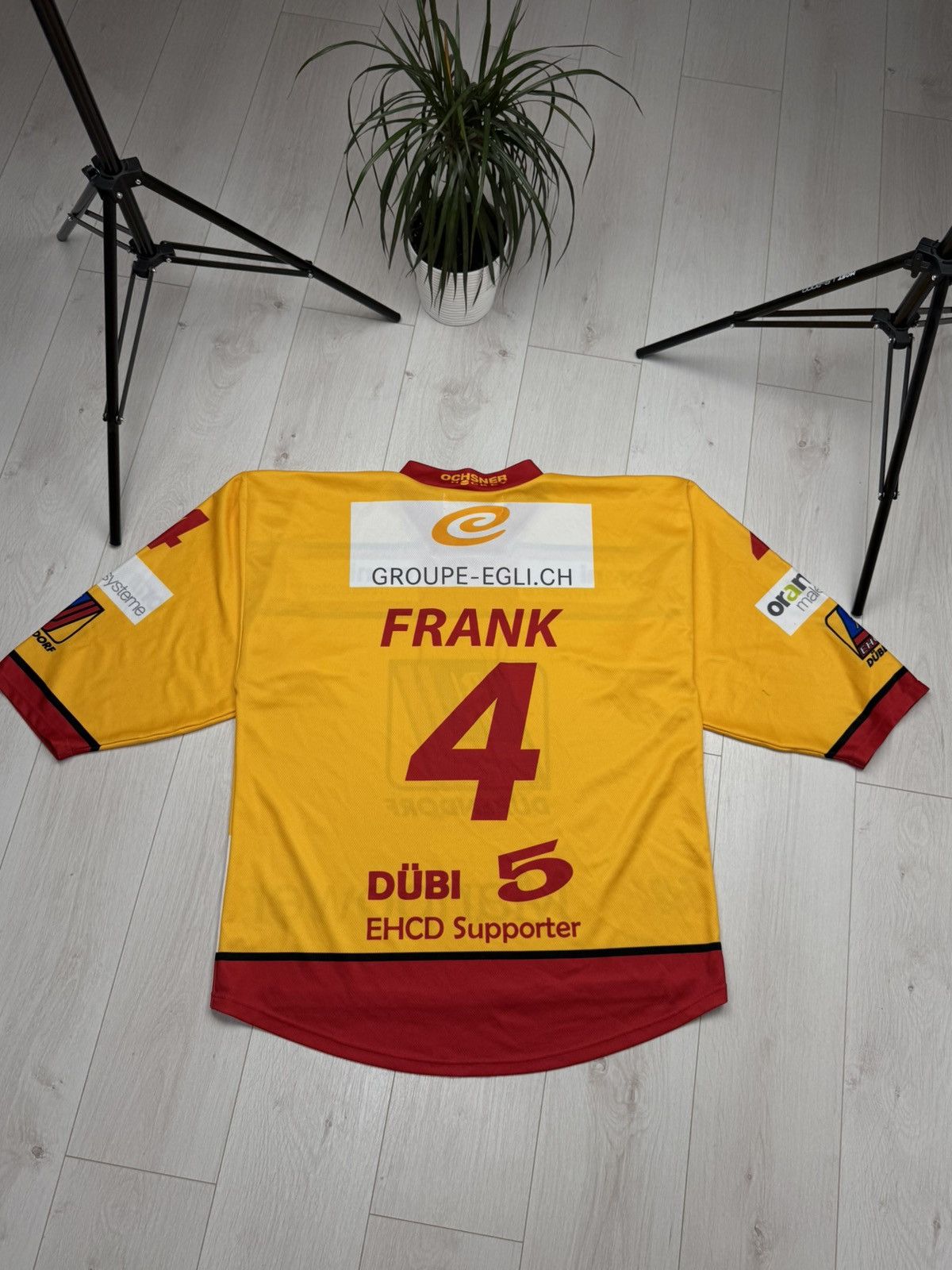 NHL OCHSNER Ehc Dubendorf #4 FRANK Swiss Hockey Jersey Size XL Size US XL / EU 56 / 4 - 7 Thumbnail