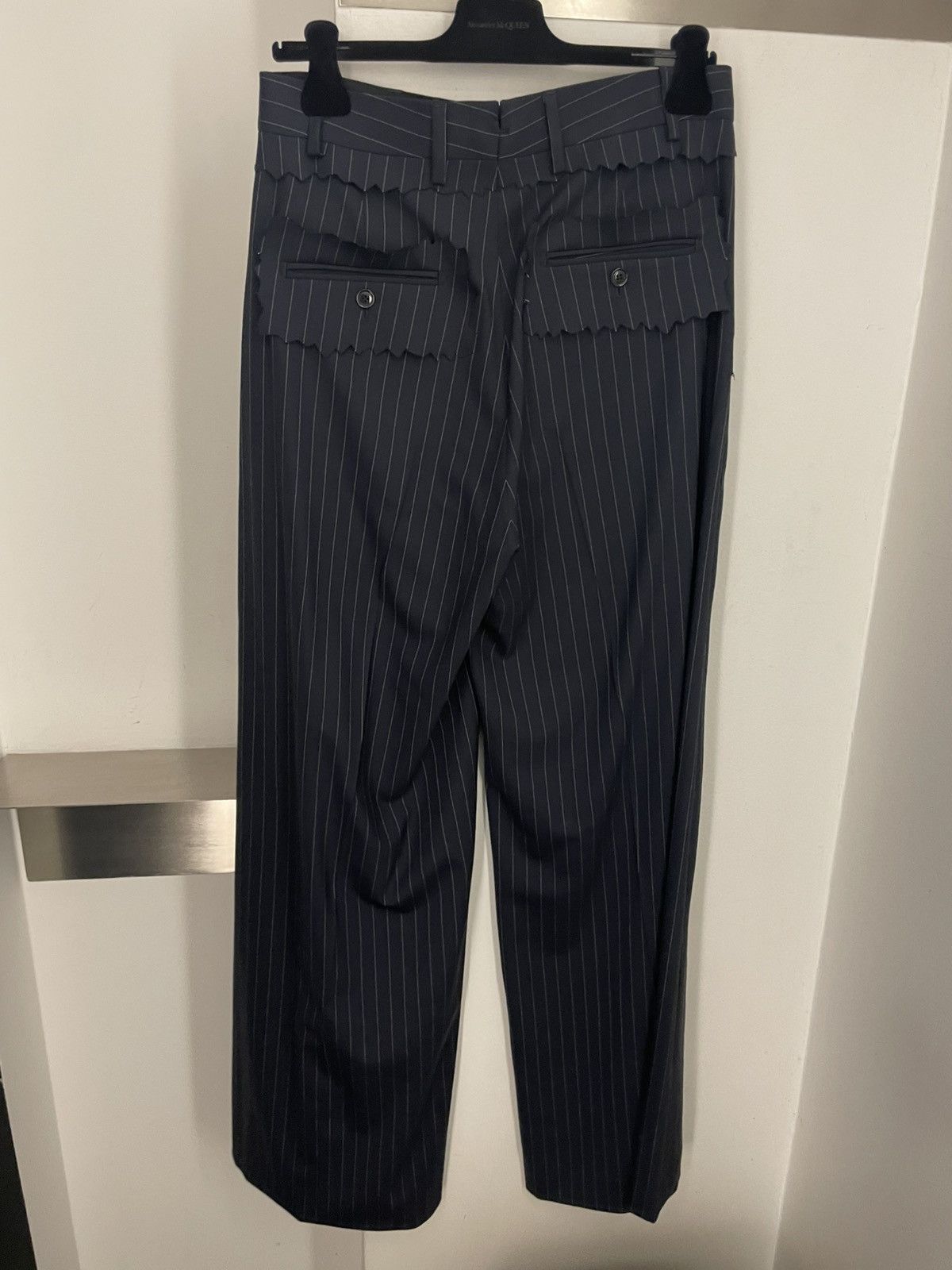 Vetements Striped trousers in navy and white Size 25" / US 0 / IT 36 - 3 Thumbnail