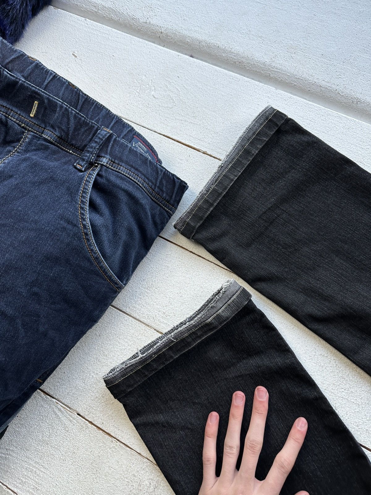Diesel 🚨Gothic Diesel Regular Slim relax Flared Jeans Womens Size 31" - 15 Thumbnail