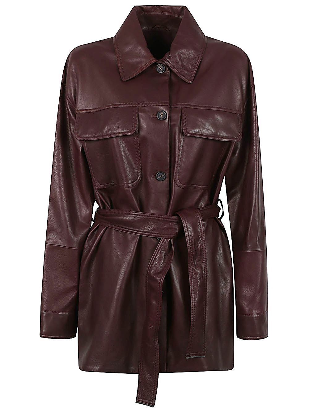 Brunello Cucinelli LEATHER JACKET Size S / US 4 / IT 40 - 1 Thumbnail