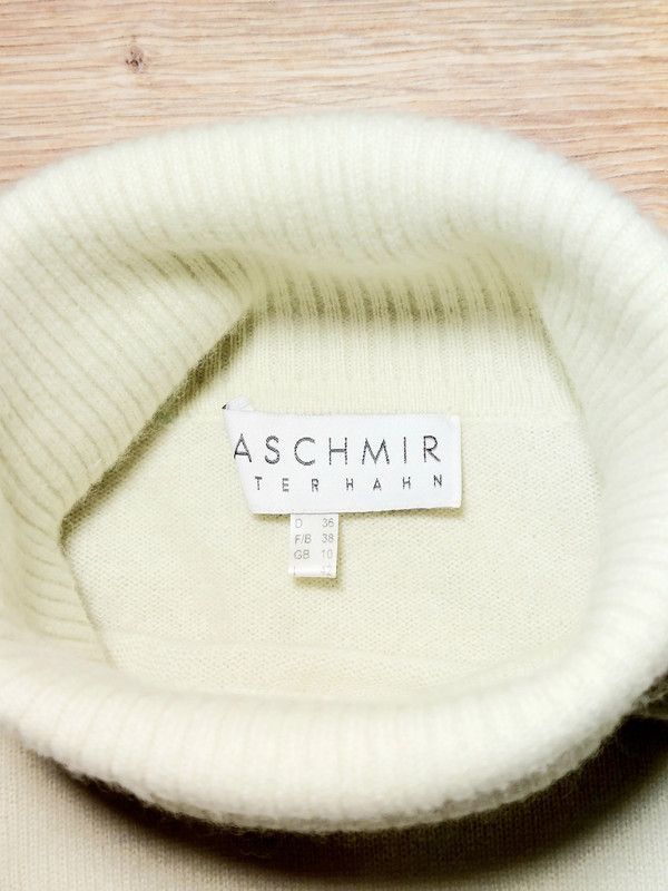 Other 100% cashmere sweater turtleneck jumper light green mint Size S / US 4 / IT 40 - 4 Thumbnail