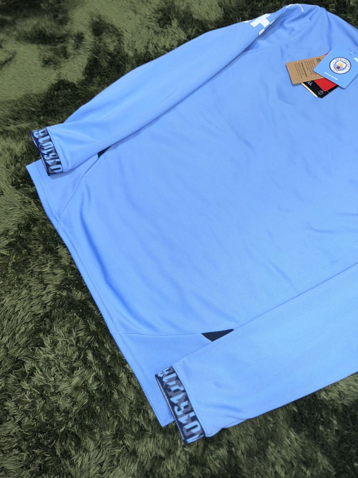 Designer × Puma [L] PUMA JUNIOR MCFC mancity home replica long sleeve jersey Size L / US 10 / IT 46 - 8 Thumbnail