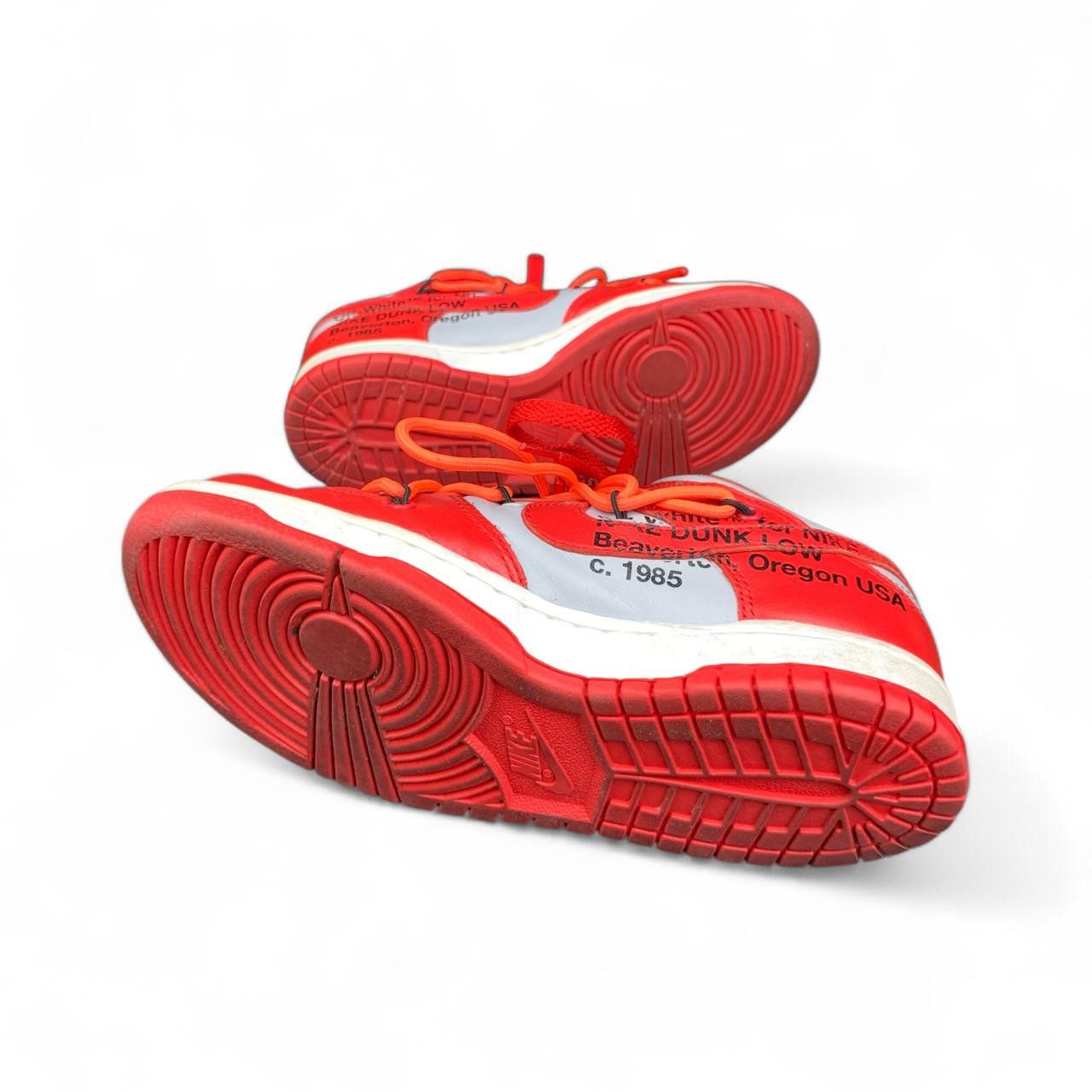 Nike × Off-White Nike x Off-White Dunk low Red Size US 5 / EU 37 - 14 Thumbnail