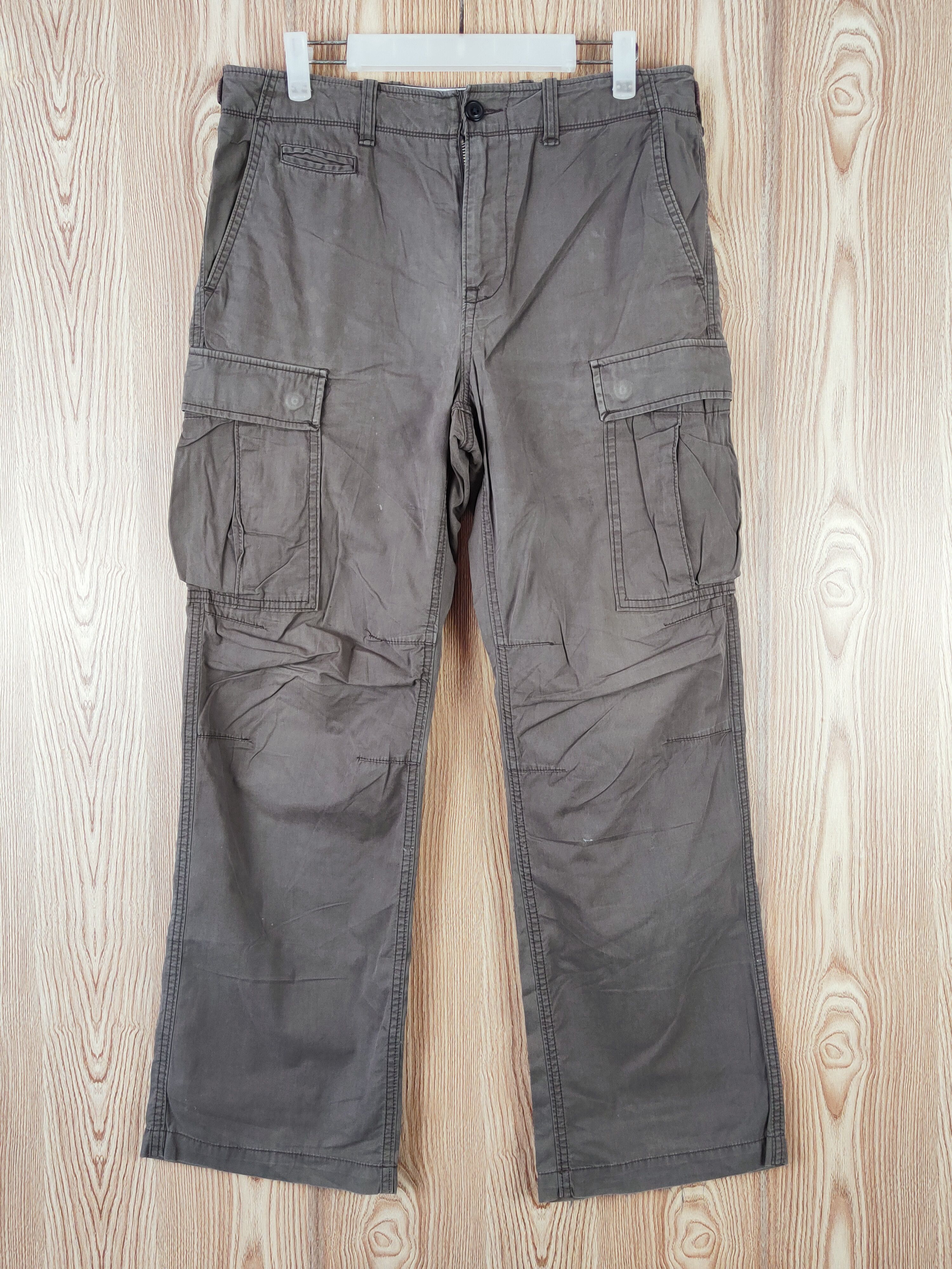 Gap Gap Dark Brown Multipocket Tactical Cargo Pants #W775 Size US 31 - 1 Thumbnail