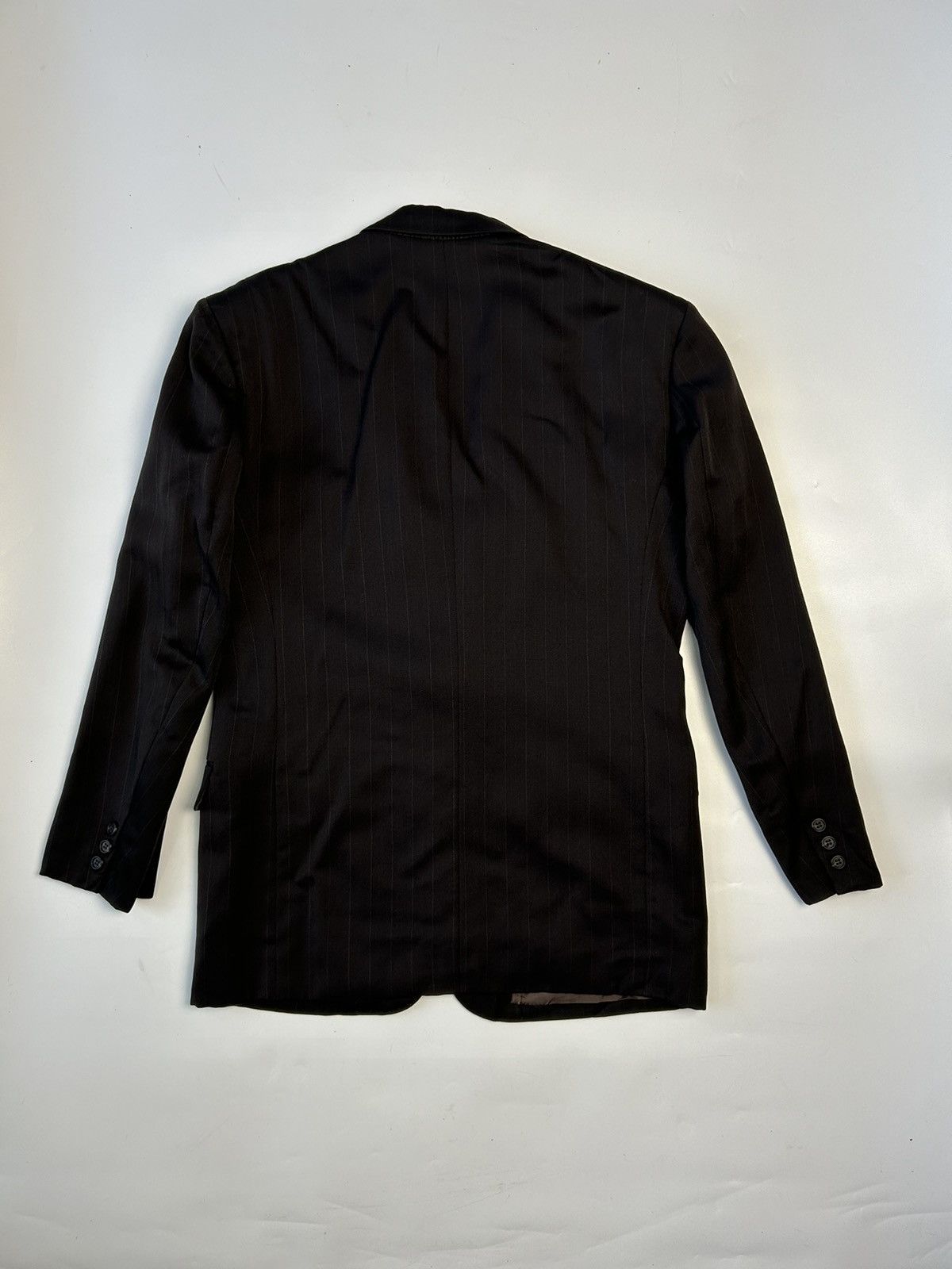 Designer × Japanese Brand × Tete Homme TETE HOMME par KATOH KAZUTAKA BROWN STRIPE BLAZER Size 38R - 3 Thumbnail