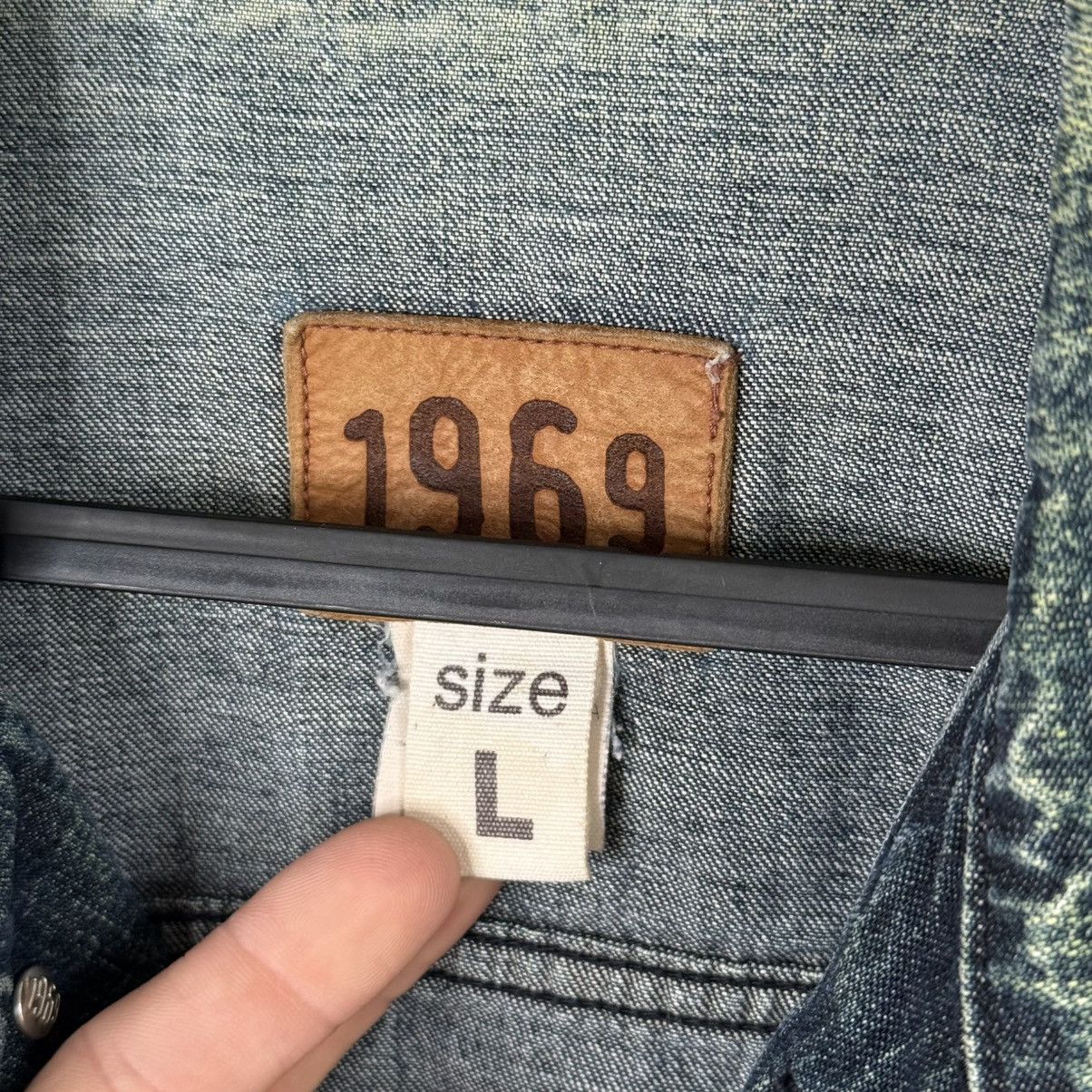 Gap Vintage 00’s GAP Unisex Denim Trucker Jacket Size L-M Size US M / EU 48-50 / 2 - 10 Thumbnail