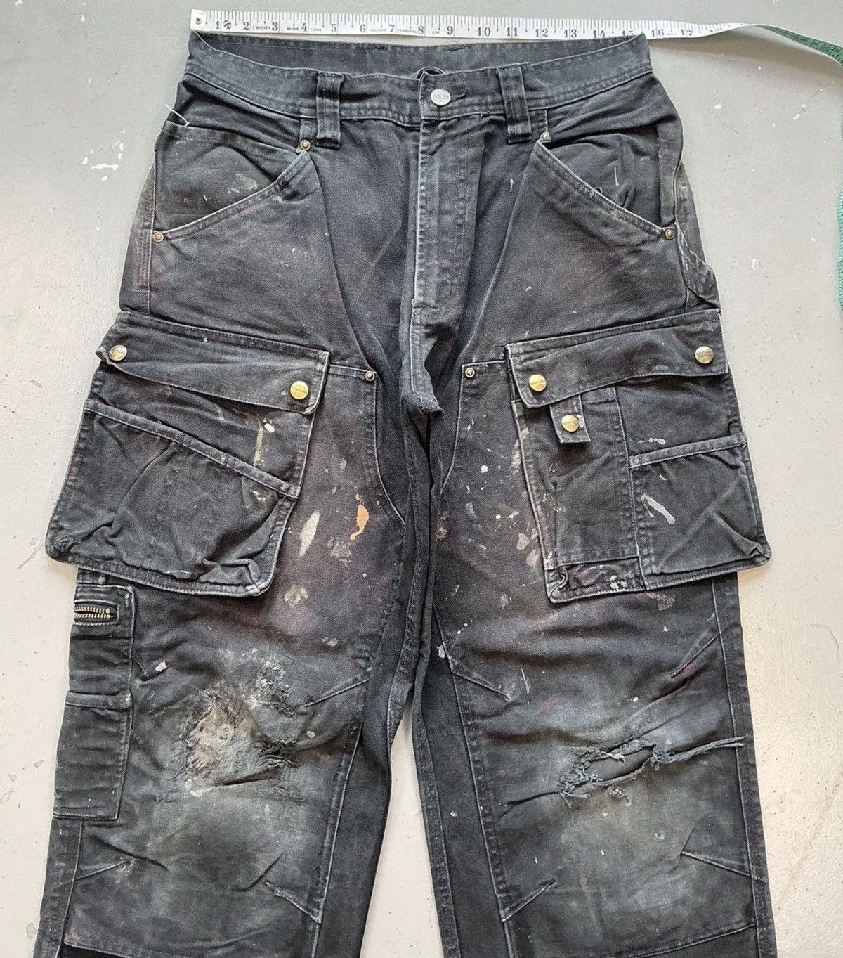 Carhartt Vintage carhartt double knee cargo denim Size US 31 - 3 Thumbnail