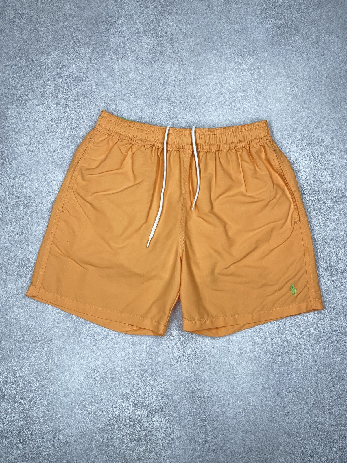 Polo Ralph Lauren Mens Polo Ralph Lauren Nylon Shorts Orange Y2K Size US 32 / EU 48 - 2 Thumbnail
