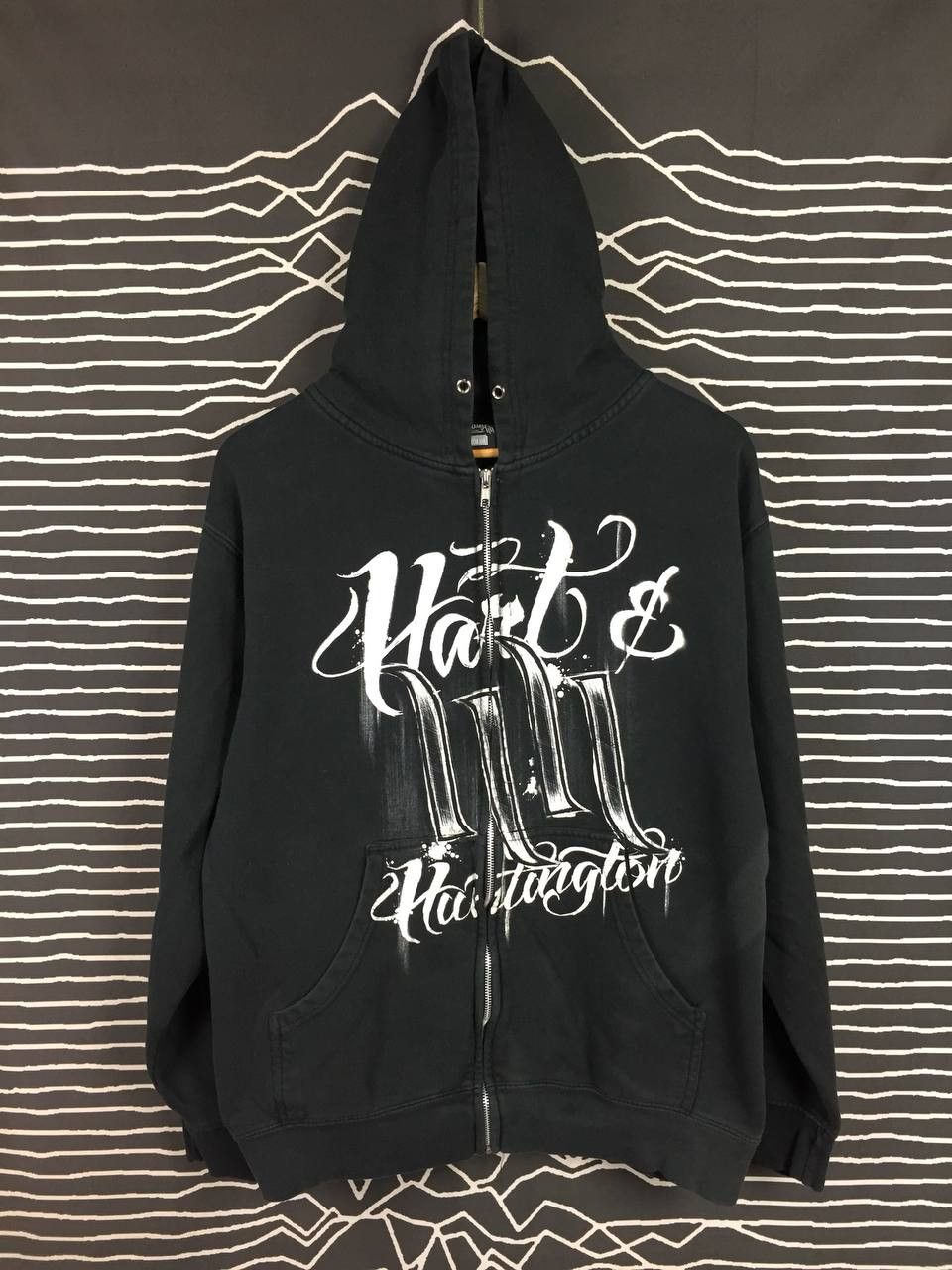 Vintage Hart & Huntington Cholo Script Tattoo Art Full Zip Hoodie Size US M / EU 48-50 / 2 - 3 Thumbnail