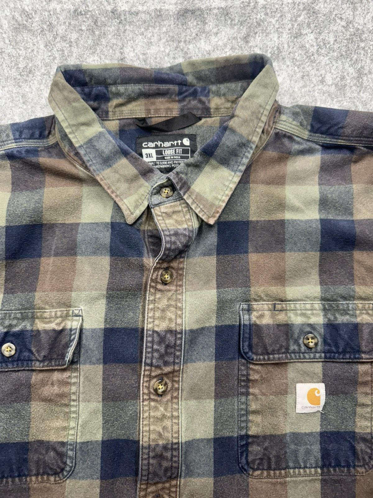Carhartt Carhartt Heavyweight Button Up Shirt Size US XXL / EU 58 / 5 - 2 Thumbnail