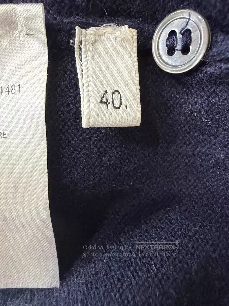 Thom Browne Thom Browne Cashmere Crewneck Sweater Navy Blue Size US XXS / EU 40 - 4 Thumbnail