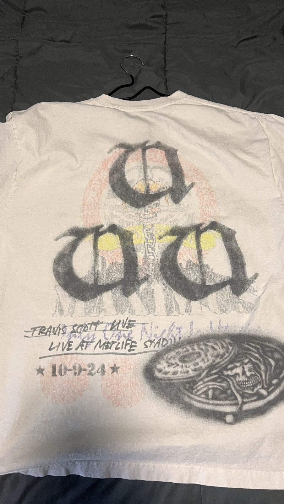 Travis Scott Travis Scott Limited Utopia Metlife/New York Show T Shirt Size US XL / EU 56 / 4 - 3 Thumbnail