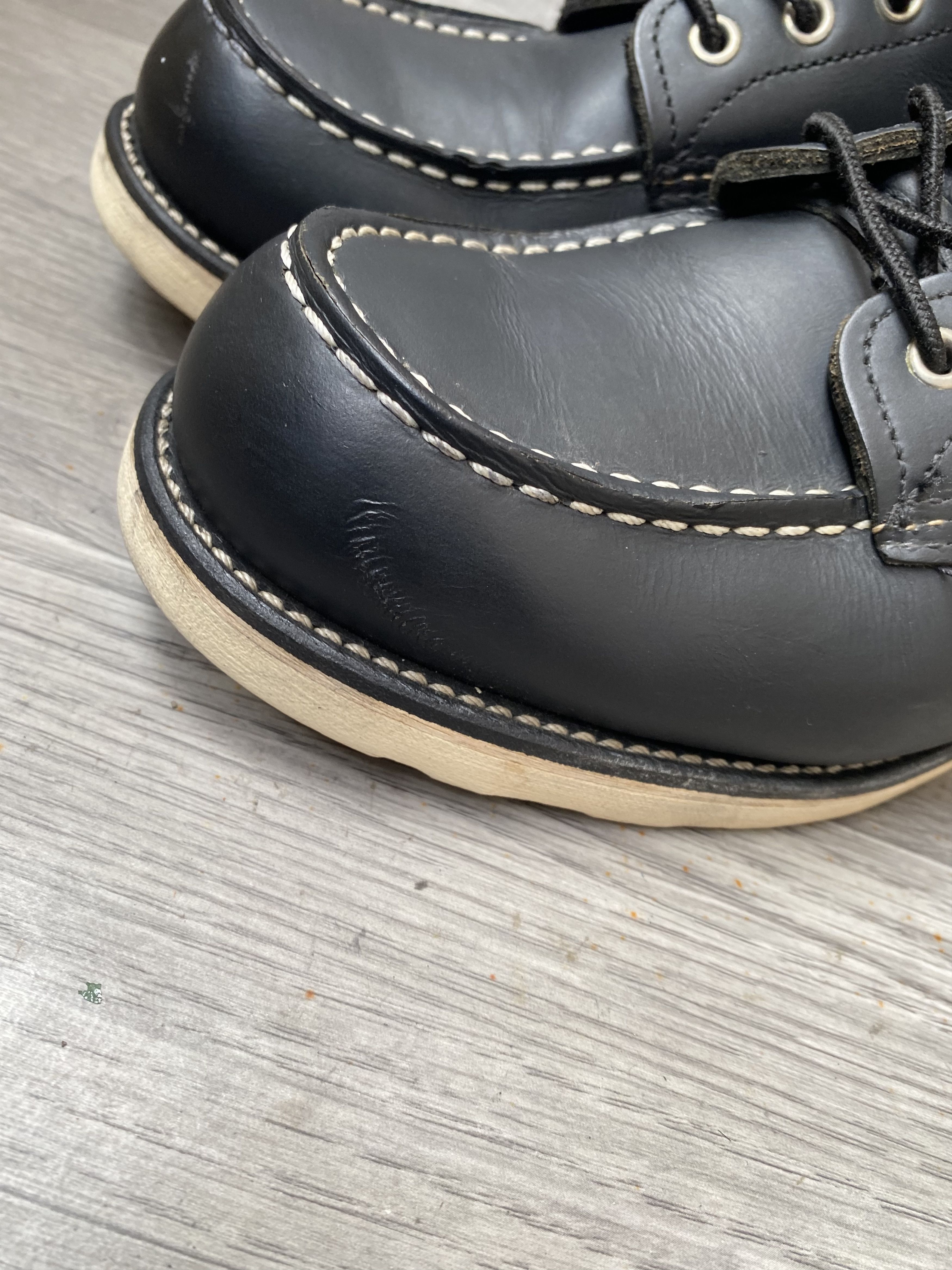 Red Wing Red wing moc-toe black leather boots us 8.5 Size US 8.5 / EU 41-42 - 4 Thumbnail