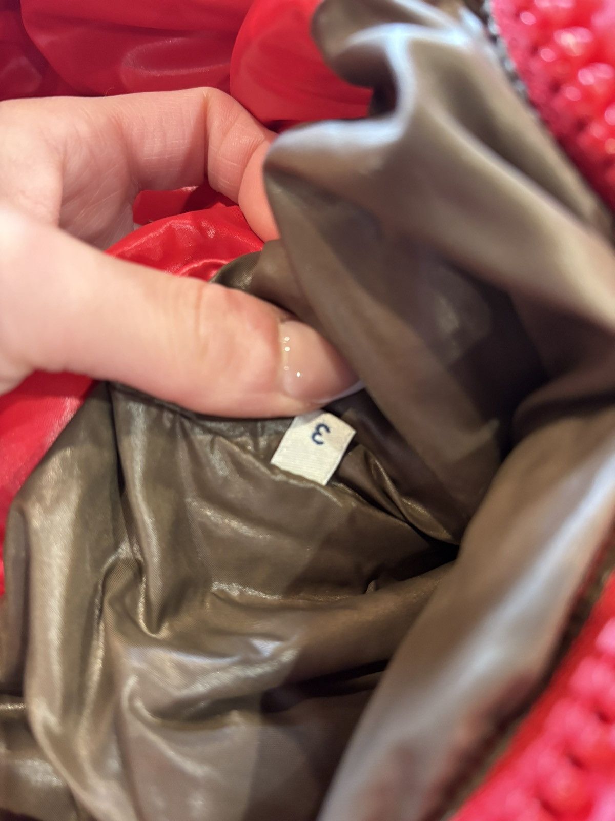 Moncler Moncler Red Puffer Size Medium Size US M / EU 48-50 / 2 - 6 Thumbnail