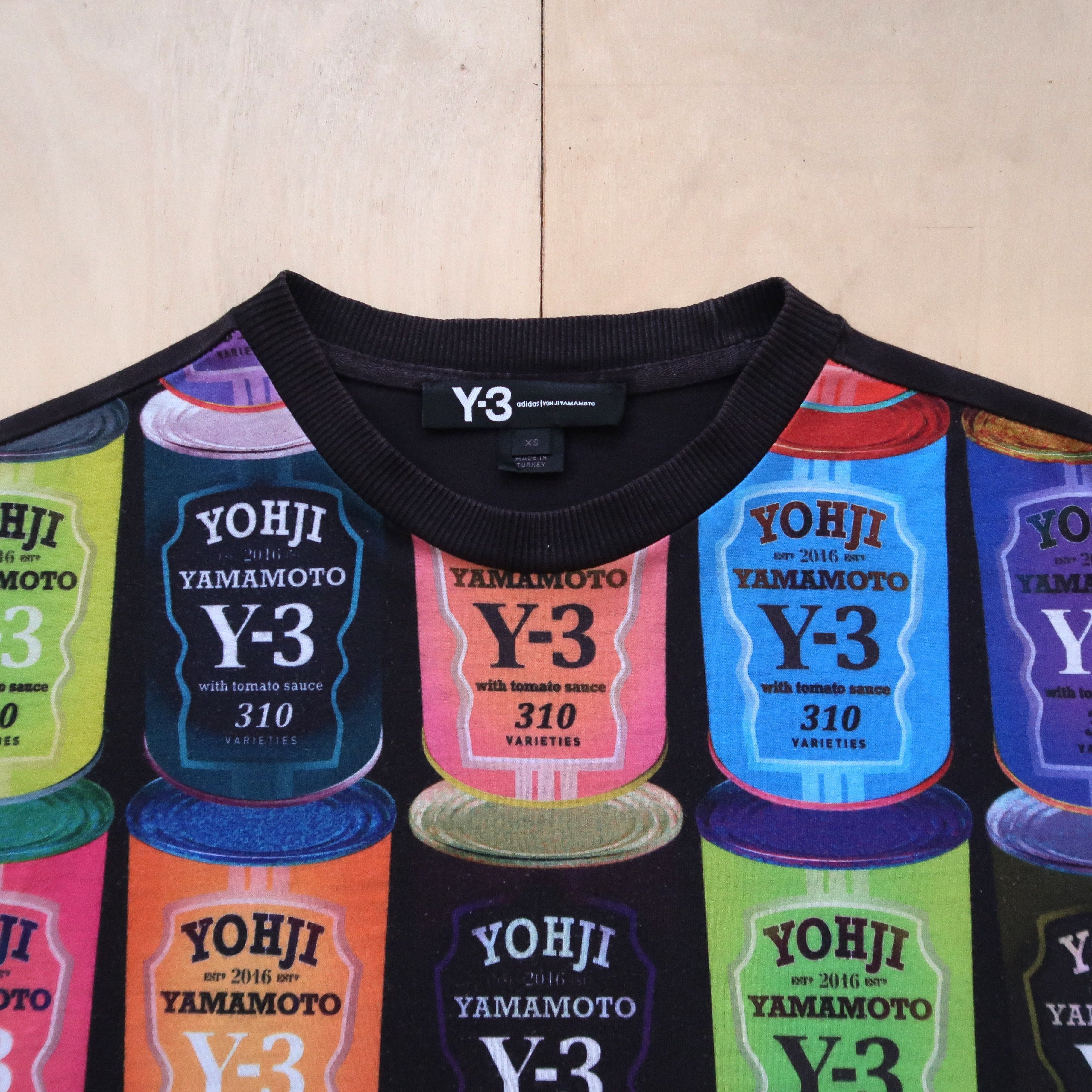 Y-3 2016 Yohji Yamamoto Y-3 with Tomato Sauce Psychedelic Art Size US S / EU 44-46 / 1 - 3 Thumbnail