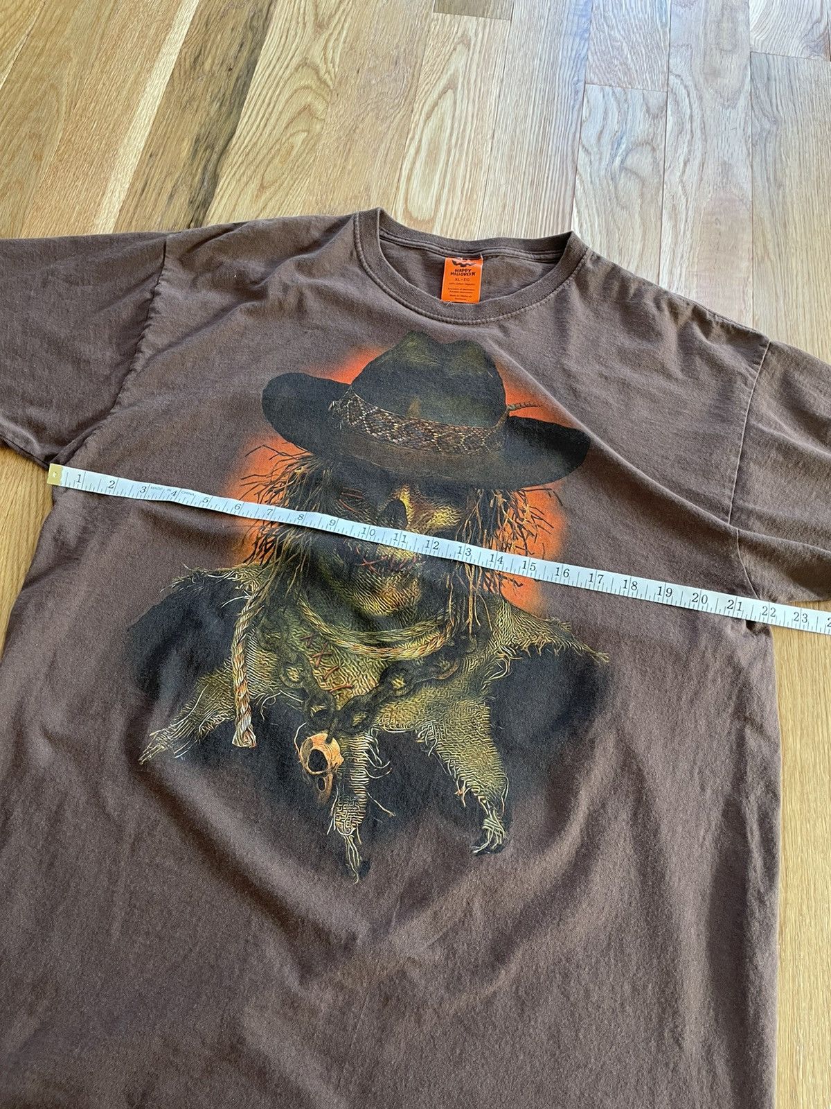 Vintage Vintage Y2K Happy Halloween Cowboy Skeleton Horror T Shirt L Size US L / EU 52-54 / 3 - 8 Thumbnail