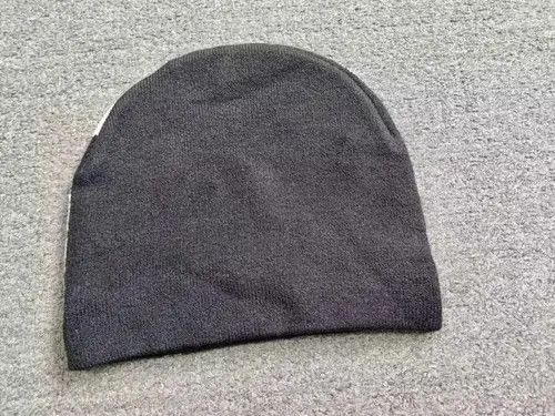 Japanese Brand Girls Love Money Heart Graphic No Cuff Beanie Hat Black Size ONE SIZE - 4 Thumbnail