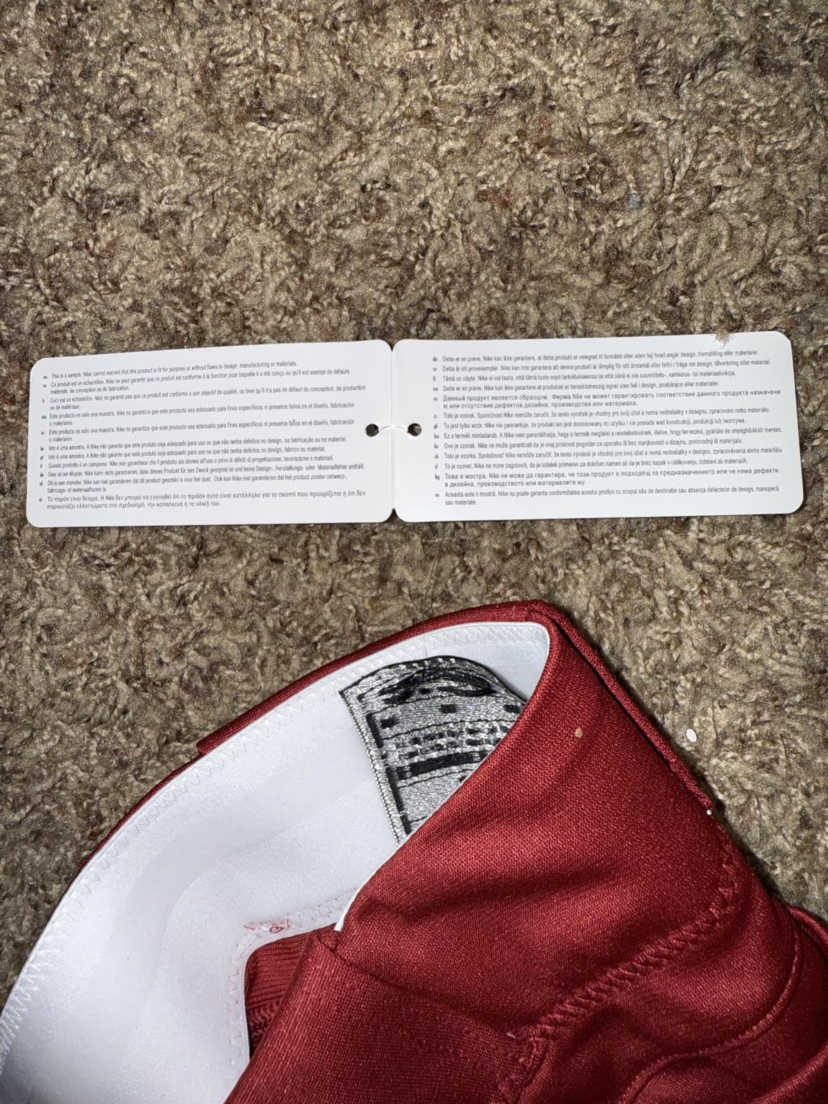 Nike Nike Men’s Team Issued Oklahoma Sooners Football Team Red Pants Sample Size US 32 / EU 48 - 9 Thumbnail