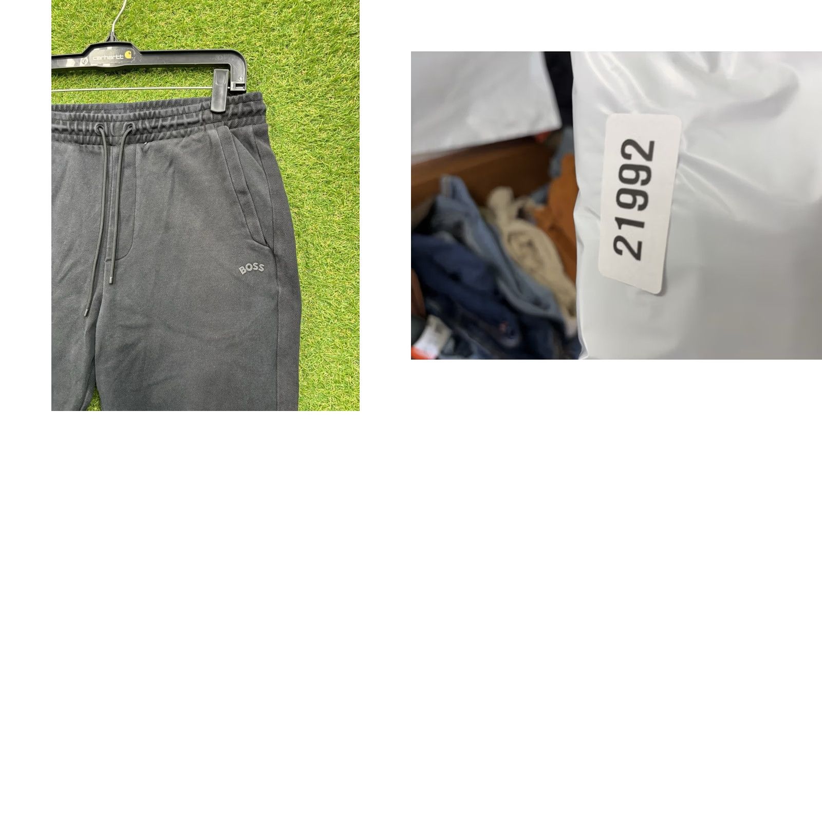 Hugo Boss HUGO BOSS Sweatpants Mens Small Drawstring Joggers Black 28x30/30 Inseam Lounge Comfort Size US 29 - 8 Thumbnail