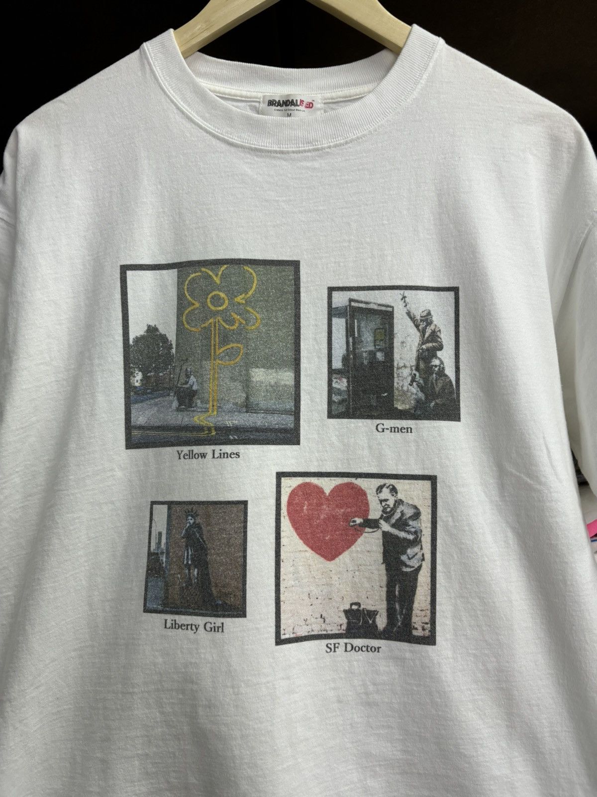 Vintage RARE! Vintage Art Banksy Vandal Or Prodigy Size US M / EU 48-50 / 2 - 5 Thumbnail
