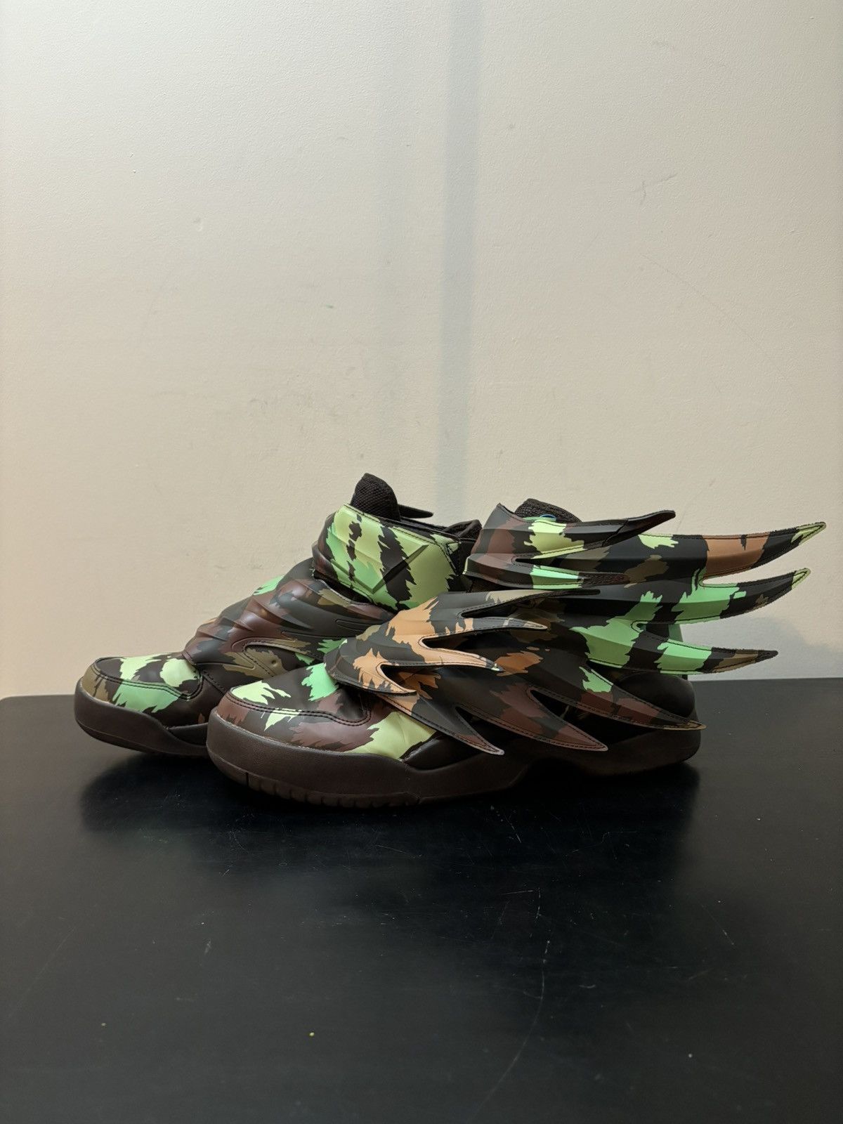 Adidas × Jeremy Scott adidas JS Jeremy Scott Wings 3.0 Sauvage Camo Size US 12 / EU 45 - 1 Thumbnail