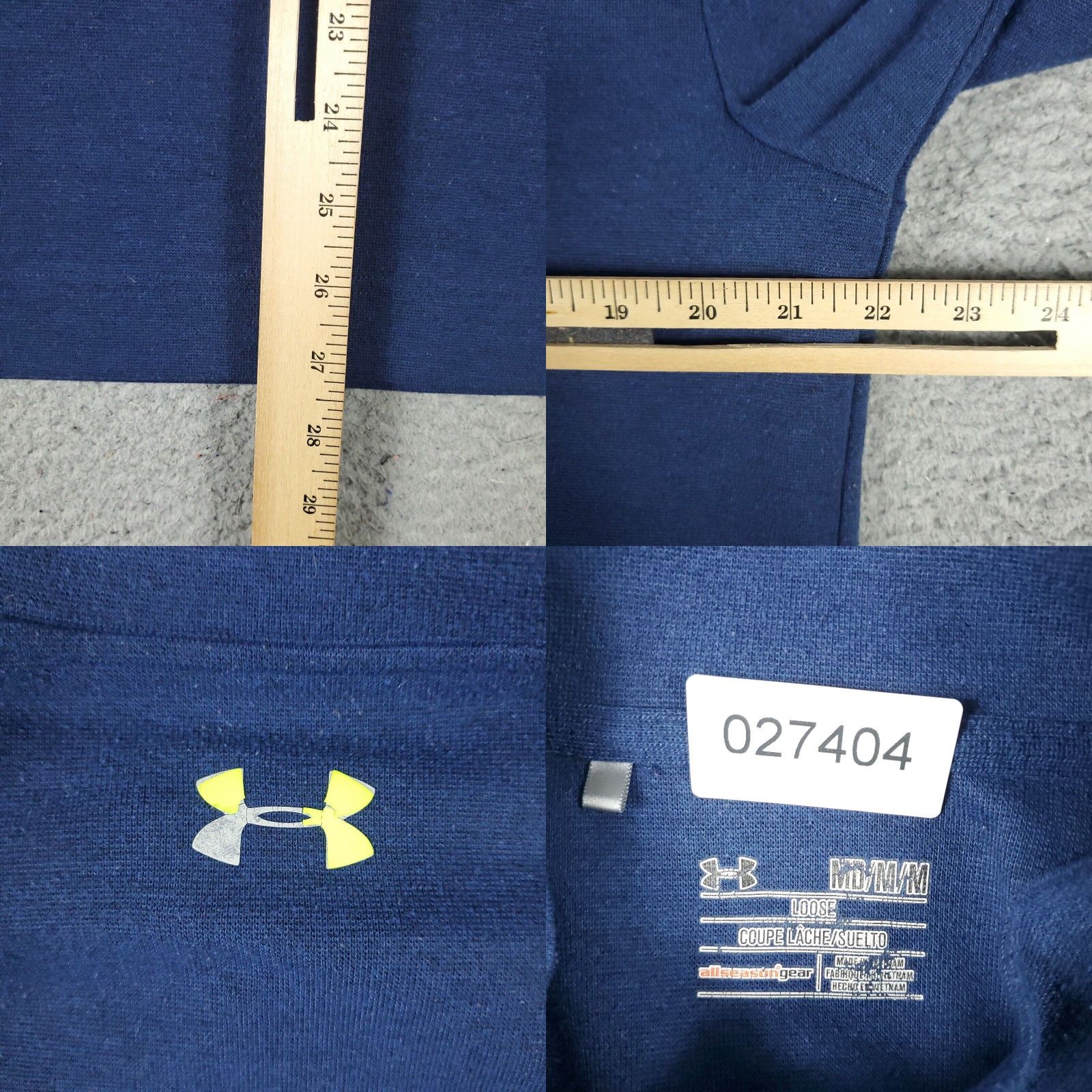 Under Armour Under Armour Sweater Mens Medium Blue Allseasons Pullover 1/4 Zip Sweatshirt Size US M / EU 48-50 / 2 - 8 Thumbnail