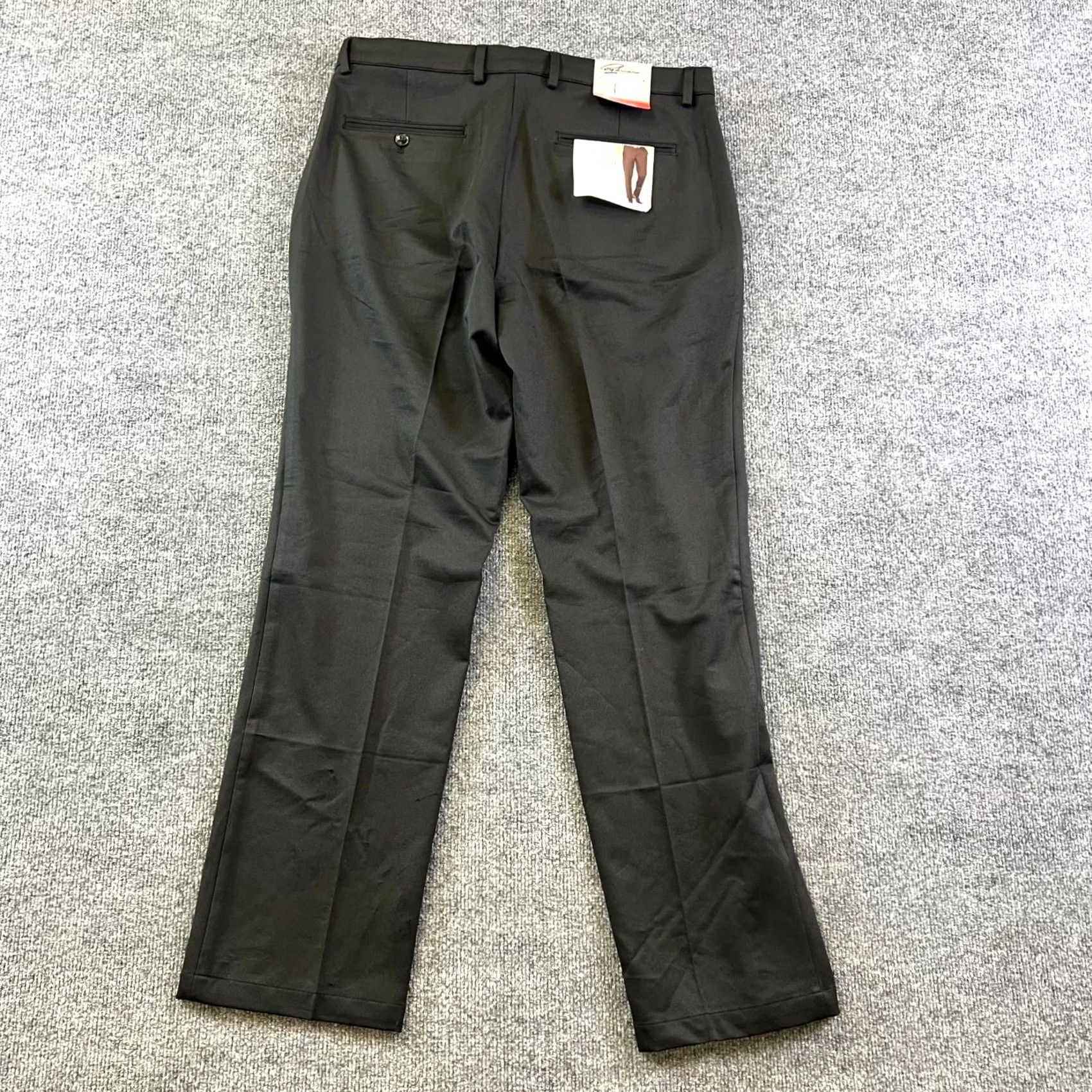 Vintage Greg Norman Ultimate Classic Travel Pants Mens 34x32 Black Straight Size US 34 / EU 50 - 2 Thumbnail