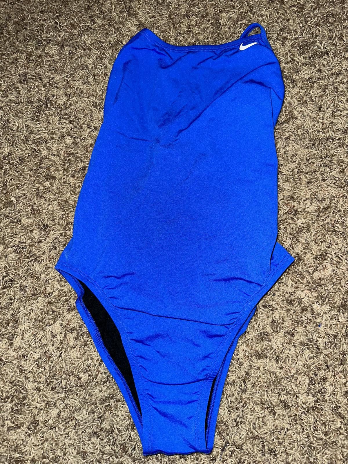Nike Nike Swim Women's Lace-Up Tie-Back One-Piece Swimsuit Size ONE SIZE - 1 Thumbnail