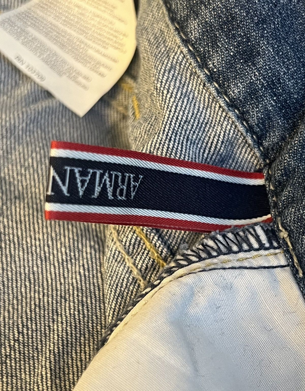 Armani Authentic Armani Jeans 100% Cotton Denim Jeans Size 38 US Size US 38 / EU 54 - 12 Thumbnail