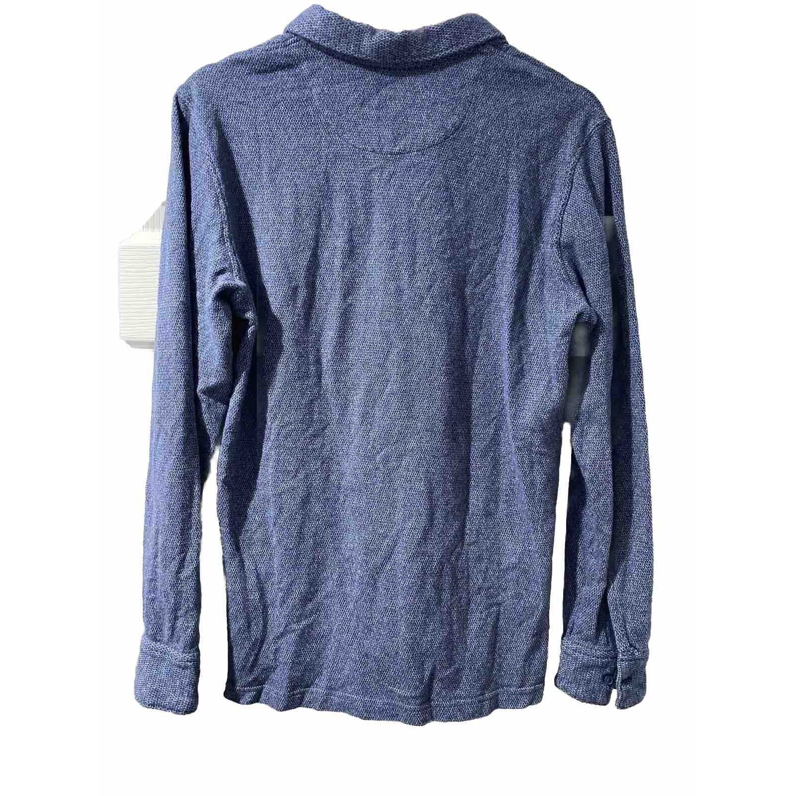 Massimo Dutti Massimo Dutti Men Lond Casual Cotton Blue Size M A003256 Size US M / EU 48-50 / 2 - 3 Thumbnail