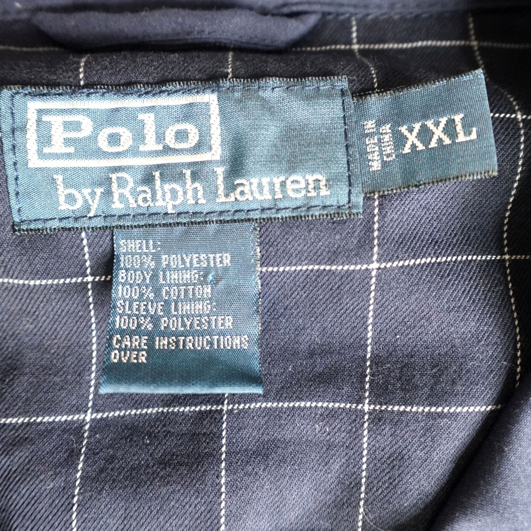 Polo Ralph Lauren VINTAGE Polo Ralph Lauren Jacket 2XL Blue Full Zip Bi Swing Bomber Jacket Mens Size US XXL / EU 58 / 5 - 3 Thumbnail
