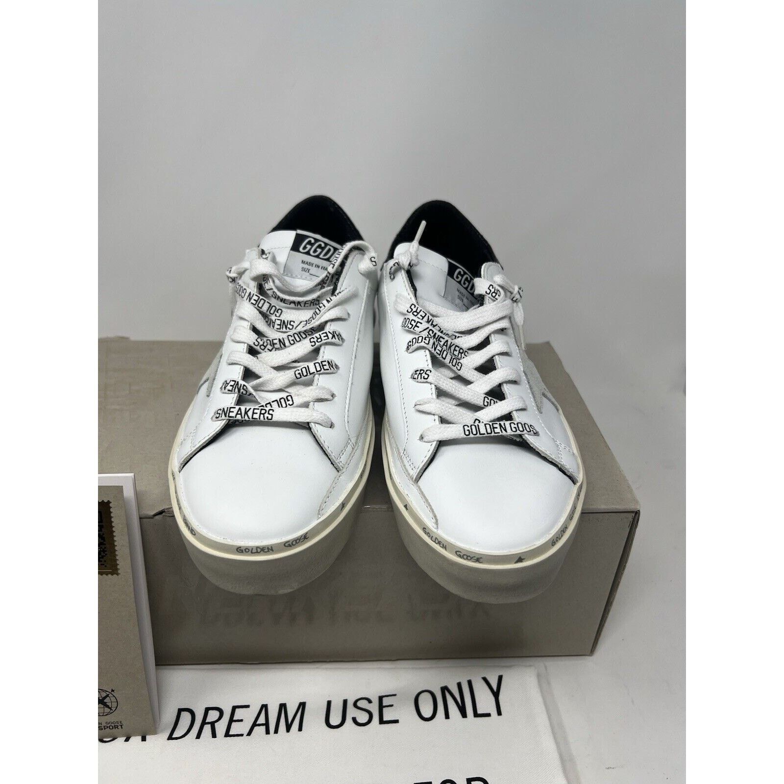Golden Goose NIB Golden Goose Hi Star Sneaker White / Ice / Black Python Size US 9 / IT 39 - 4 Thumbnail
