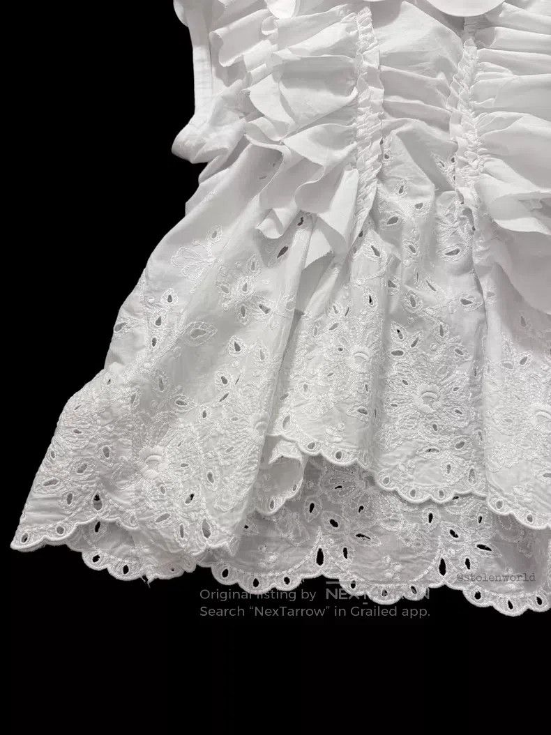 Comme des Garcons Comme Des Garcons 3D Pleated Floral Top Size M / US 6-8 / IT 42-44 - 6 Thumbnail