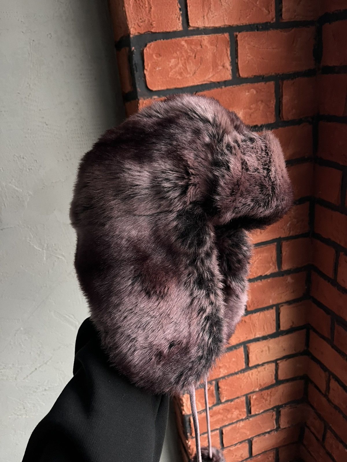 Japanese Brand × Vintage Vintage Crazy Y2k Mohair Fuzzy Hat Ushanka Punk Size ONE SIZE - 1 Thumbnail