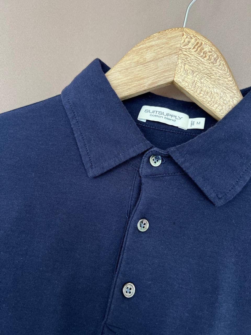 Suitsupply Suitsupply Collared Polo Long Sleeve Mens Size M Size US M / EU 48-50 / 2 - 12 Thumbnail