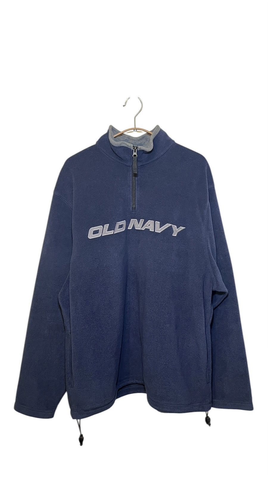 Old Navy Y2K Old Navy Navy Blue Fleece 1/4 Zip Pullover Sweater XL Size US XL / EU 56 / 4 - 1 Thumbnail