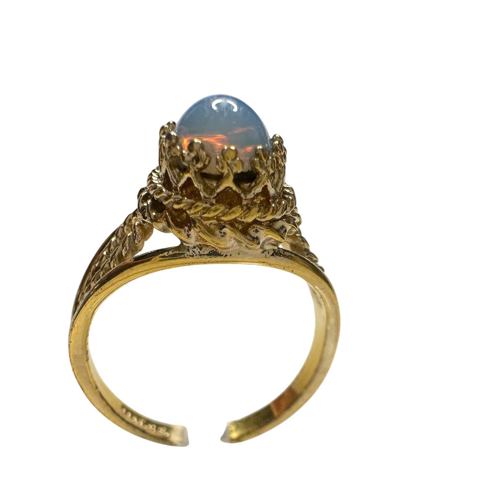 Other Joseph Esposito Vtg Opal 12 Kt Gold Electroplate Ring Sz 6 Size ONE SIZE - 2 Thumbnail