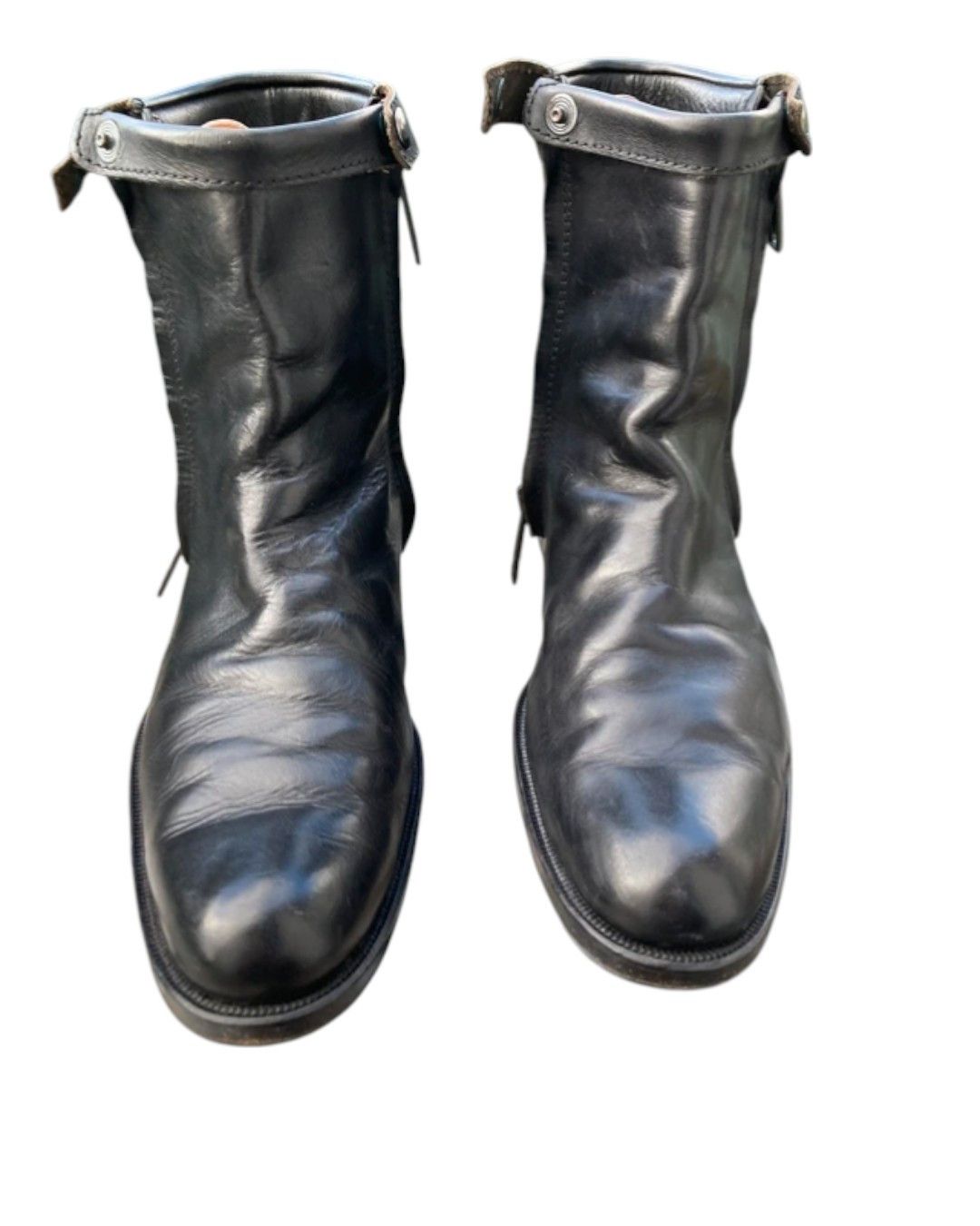 Dsquared2 DOUBLE CLOSURE LEATHER BOOTS Size US 8.5 / EU 41-42 - 4 Thumbnail