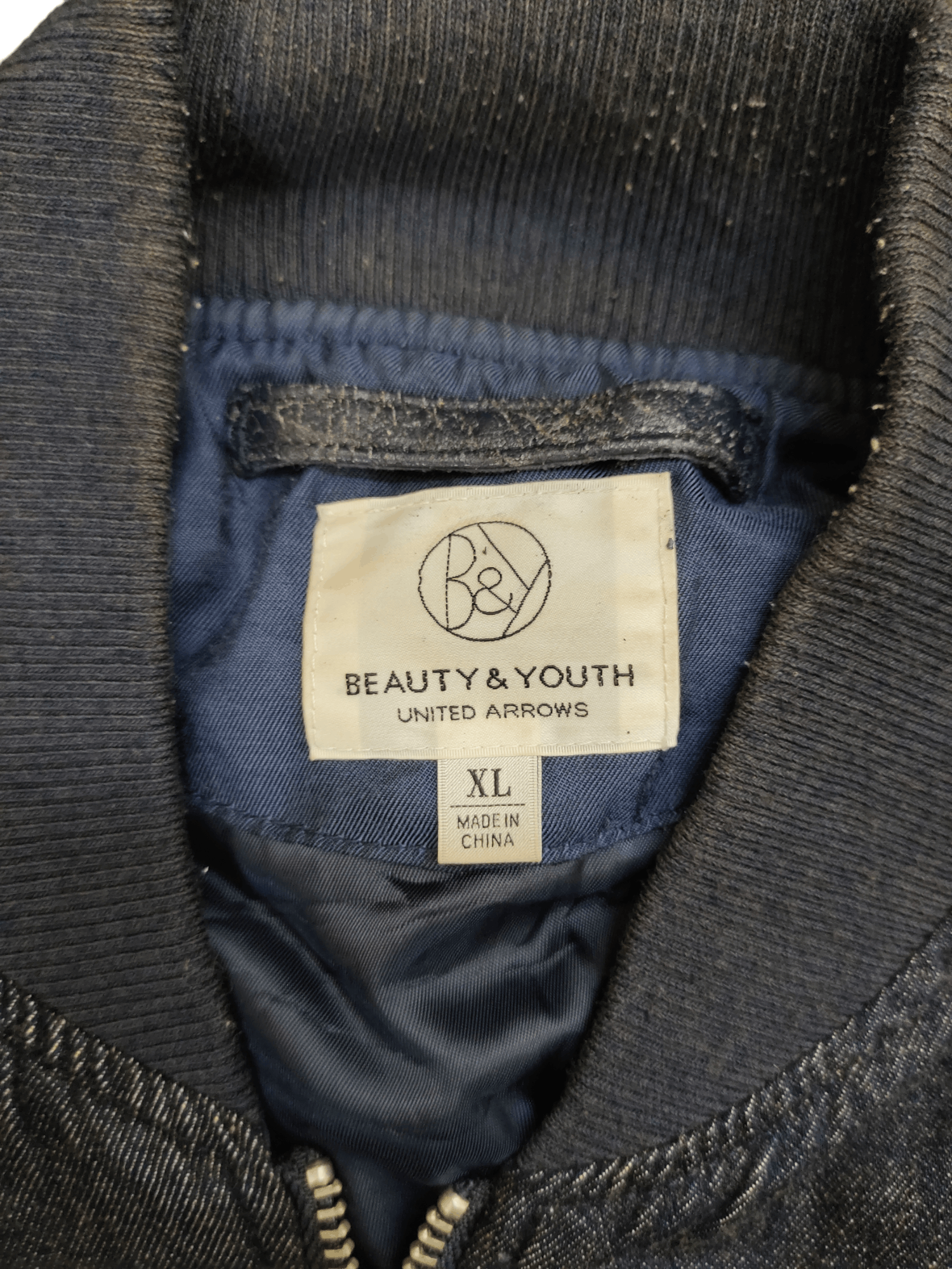 United Arrows Beauty & Youth United Arrows Denim Bomber Jacket Size US L / EU 52-54 / 3 - 15 Thumbnail