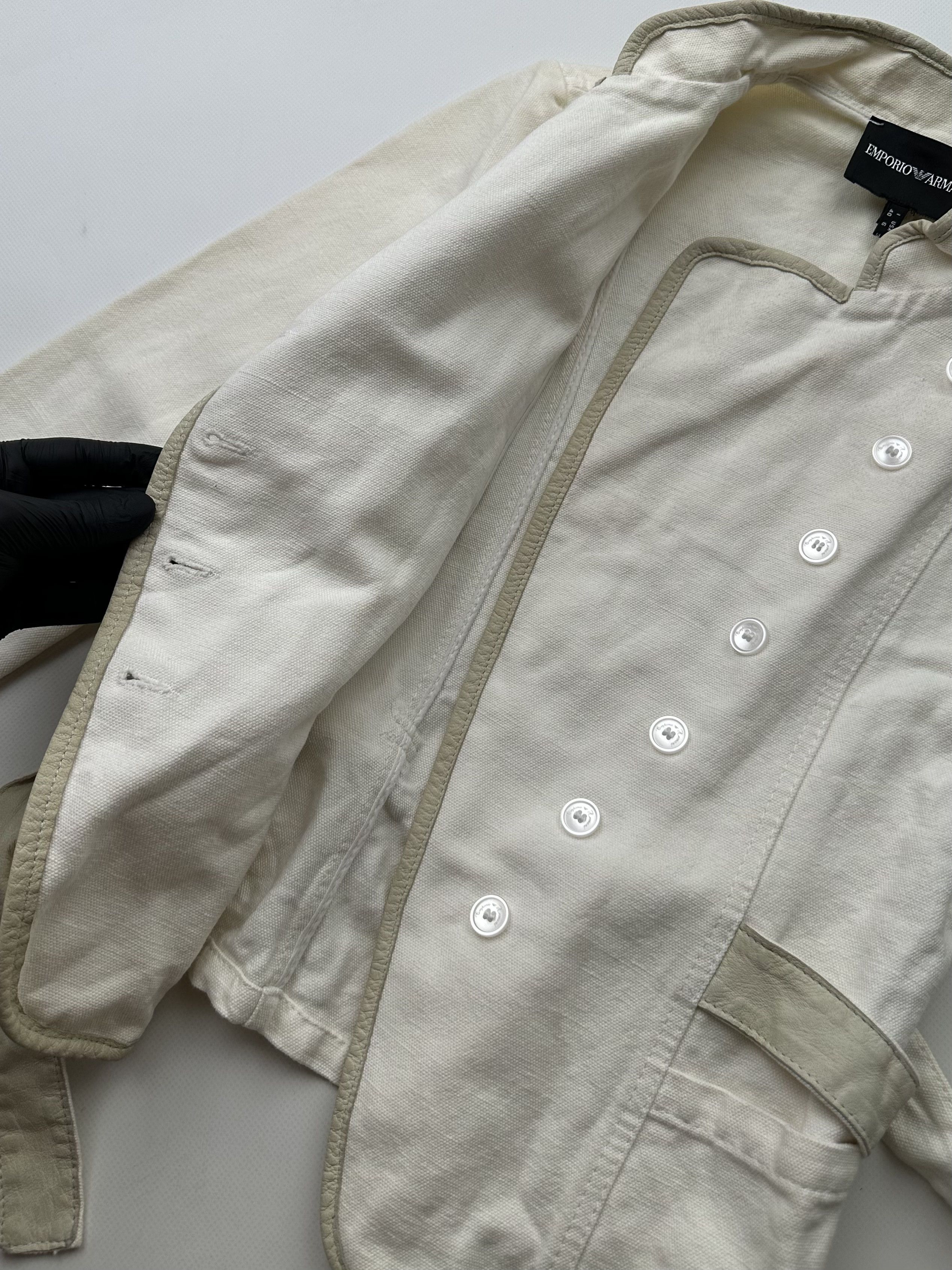 Armani Emporio Armani Asymmetry Jacket With Leather Belt (69) Size M / US 6-8 / IT 42-44 - 6 Thumbnail